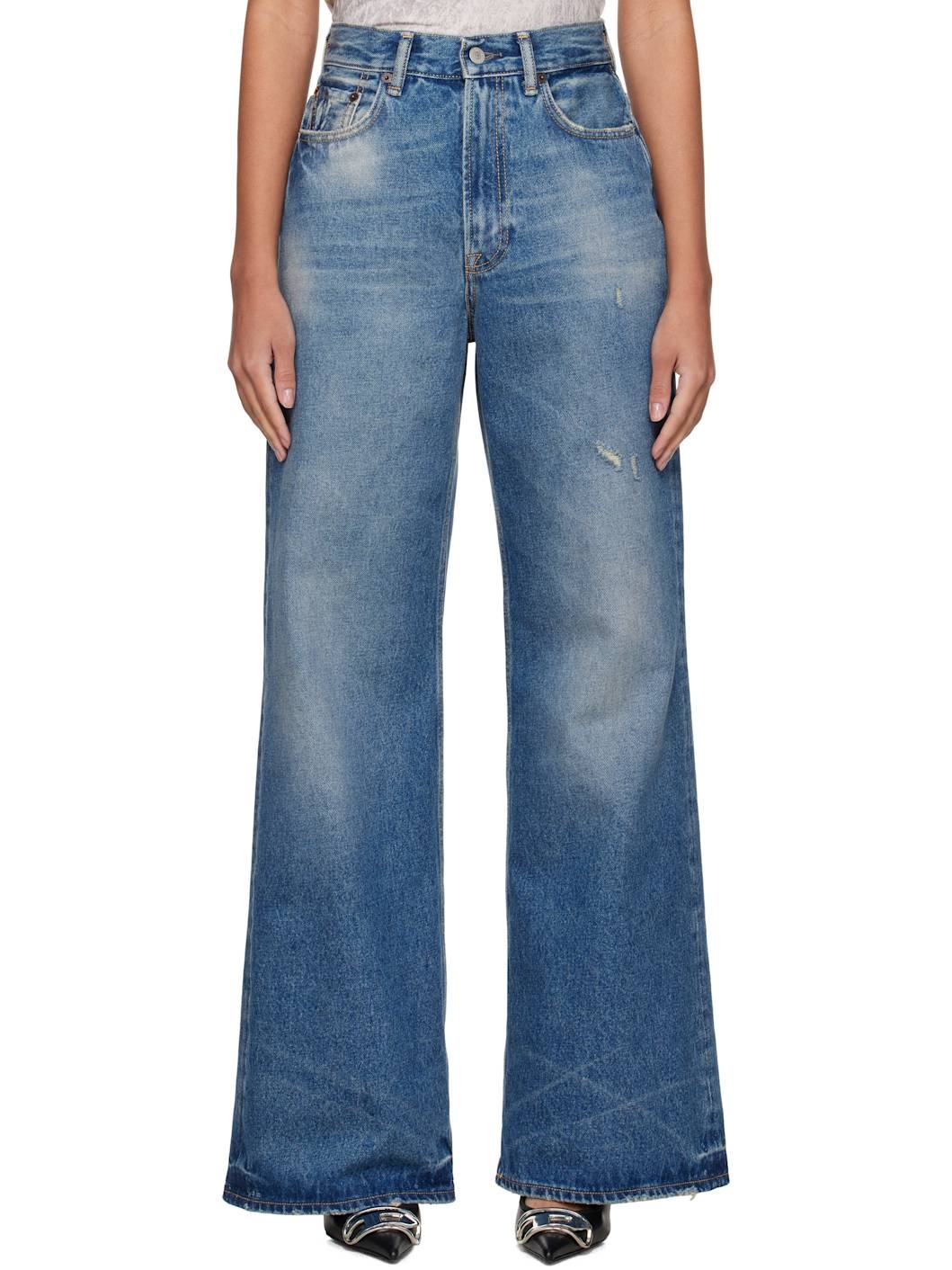 Blue Relaxed Fit 2022F Jeans - 1