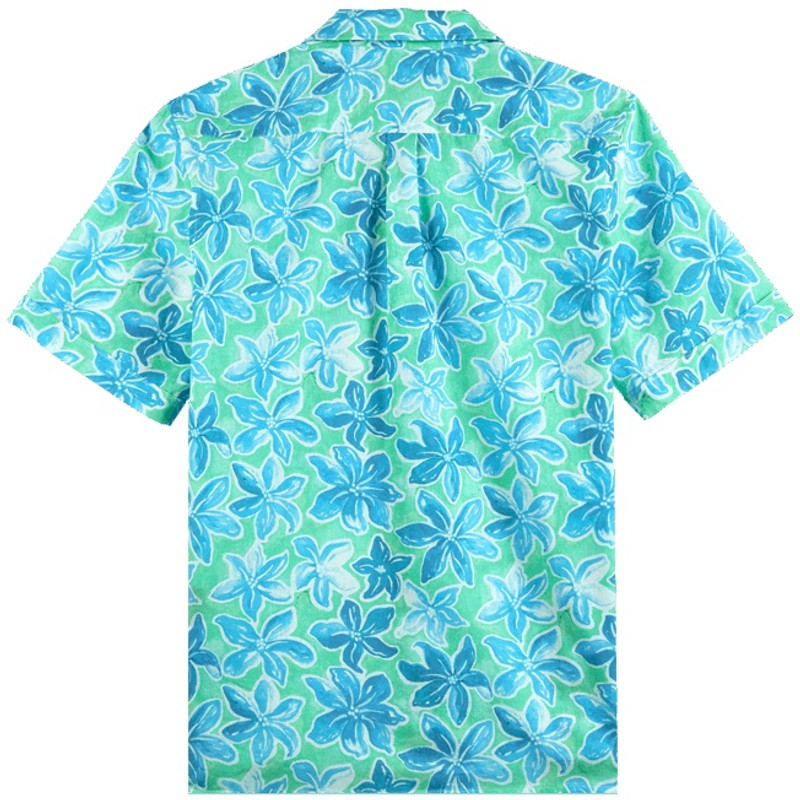 Vilebrequin Men Bowling Shirt Linen and Cotton 1993 Raiatea outlook