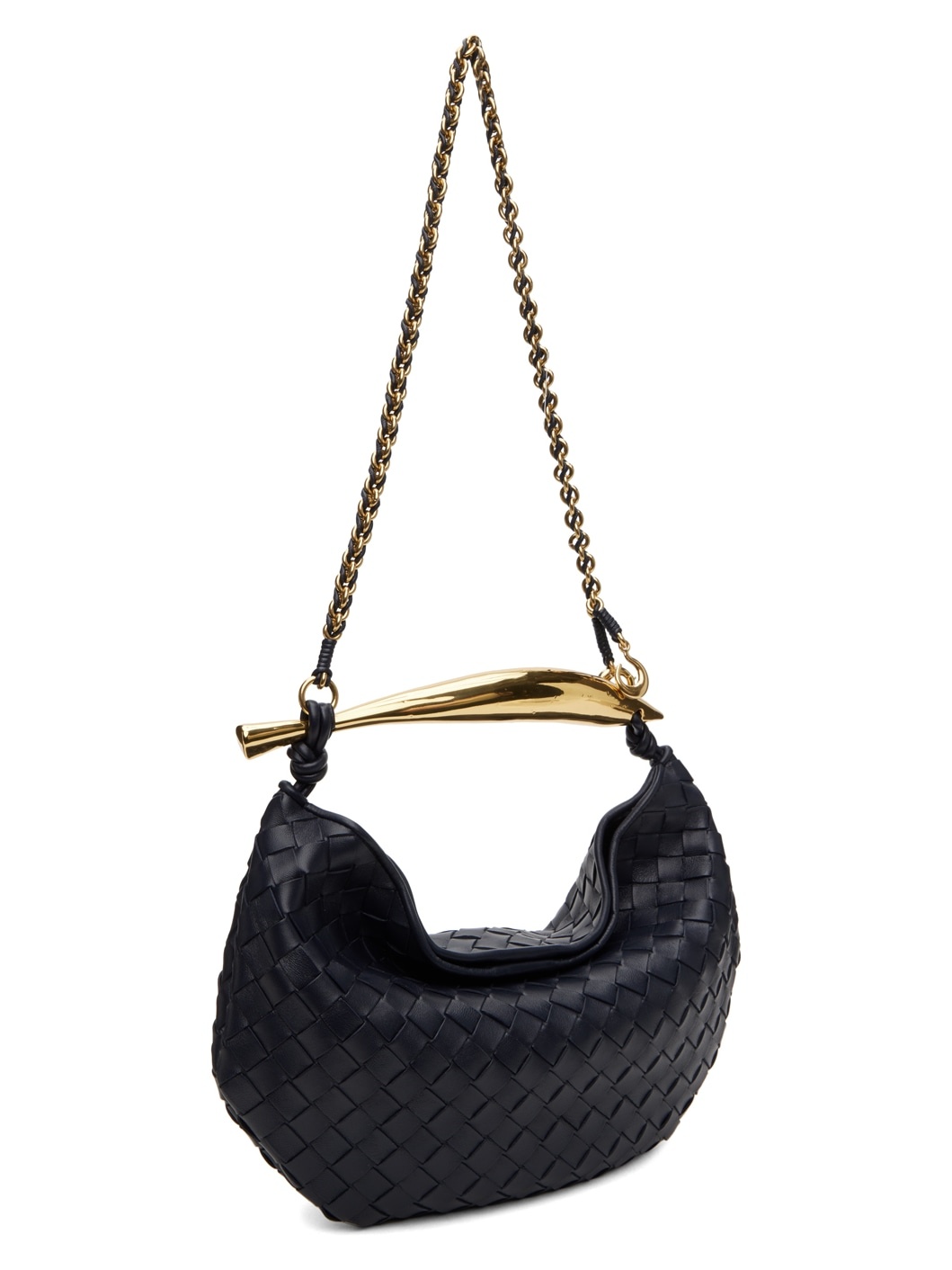 Navy Sardine With Chain Bag - 2