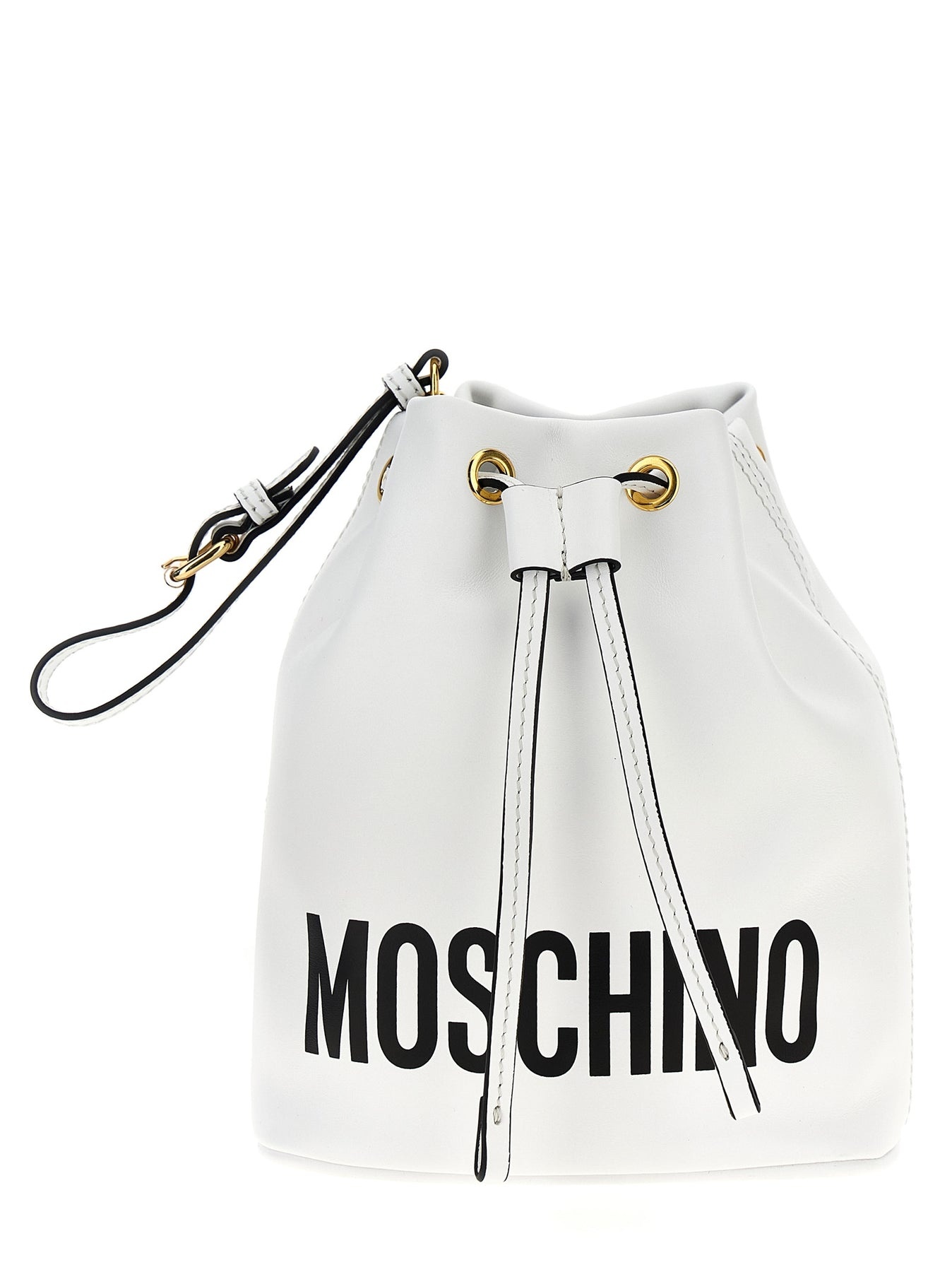 Logo Bucket Bag Crossbody Bags White - 1