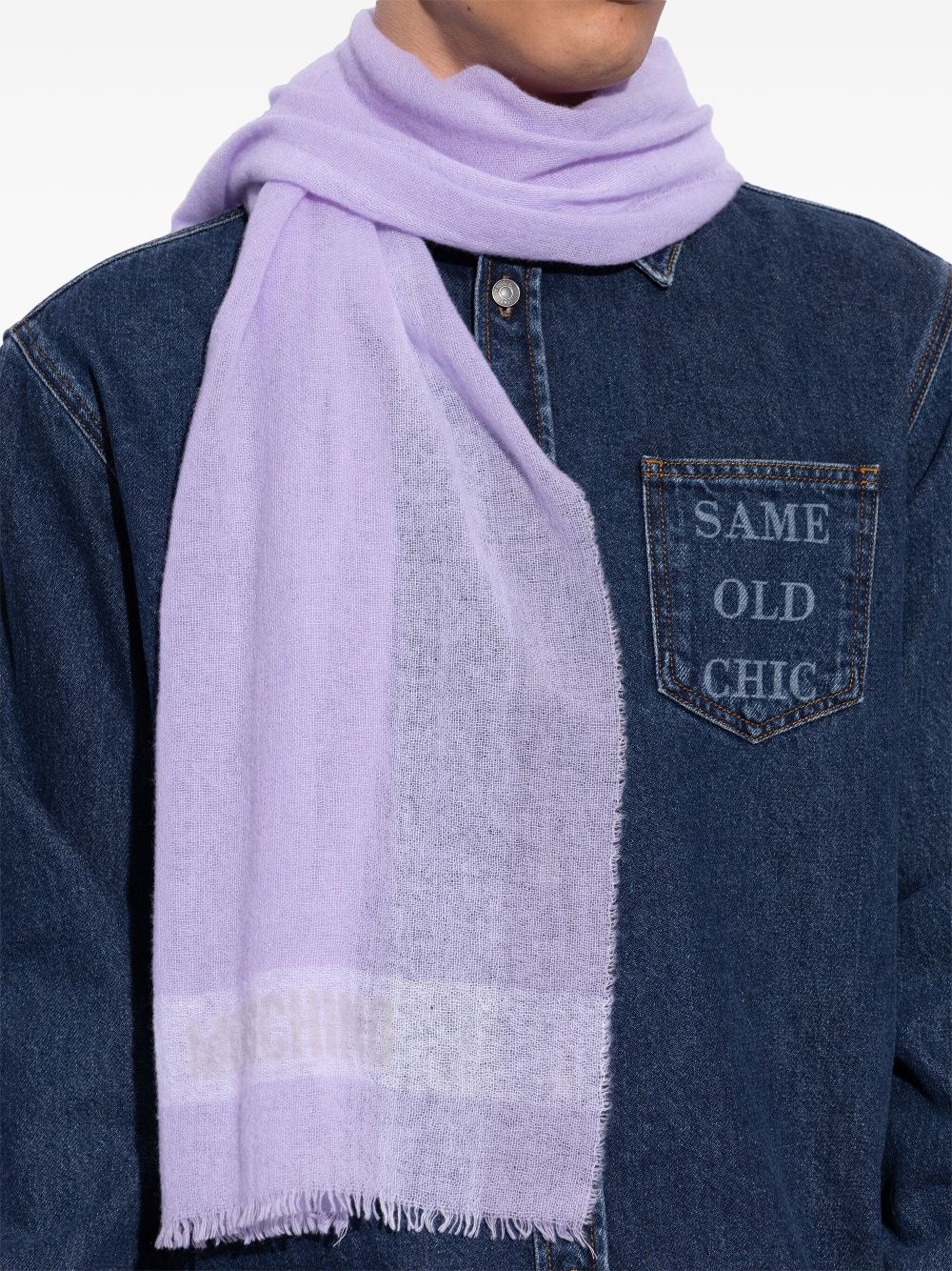 jacquarded scarf - 4