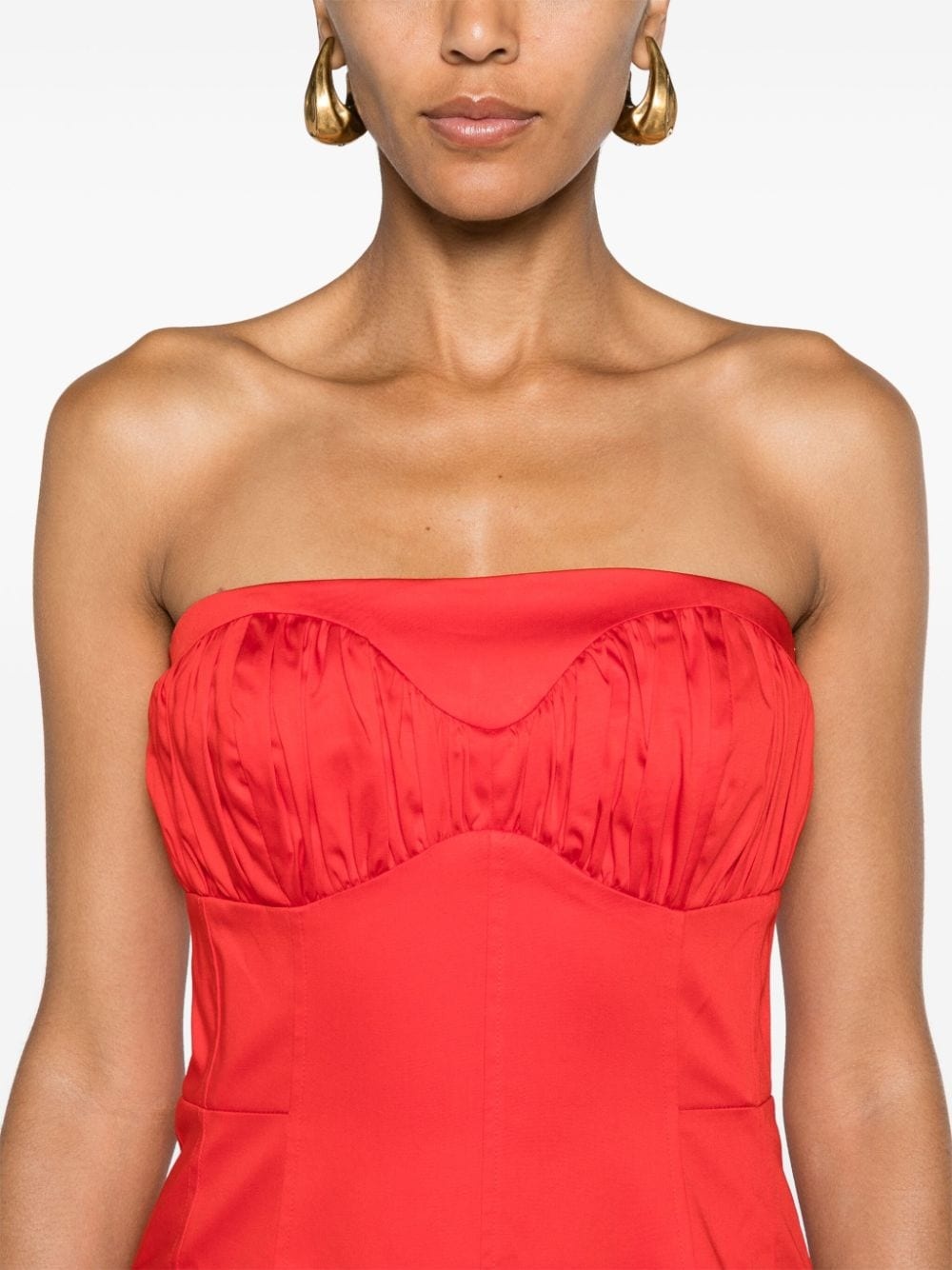 Lauryn strapless midi dress - 5