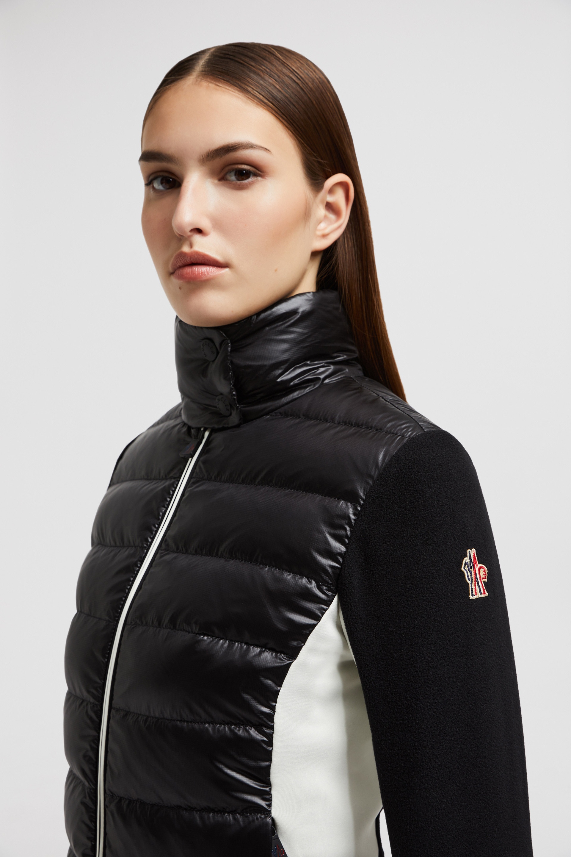 Padded Zip-Up Sweatshirt - 4