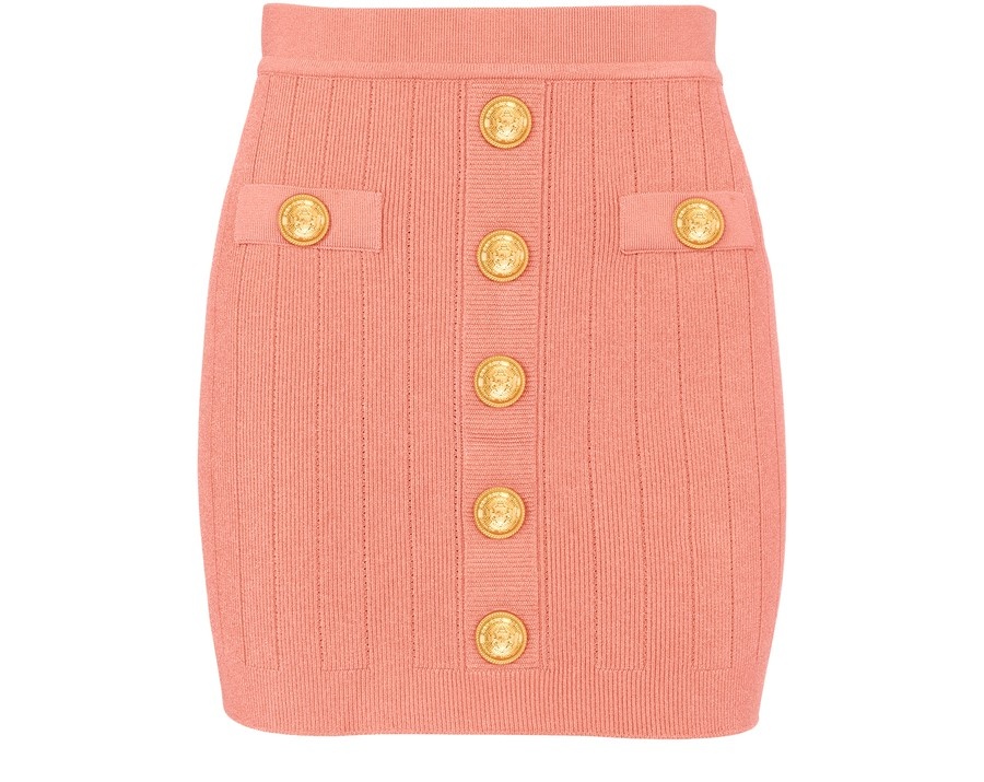 Knitted skirt with buttons - 1