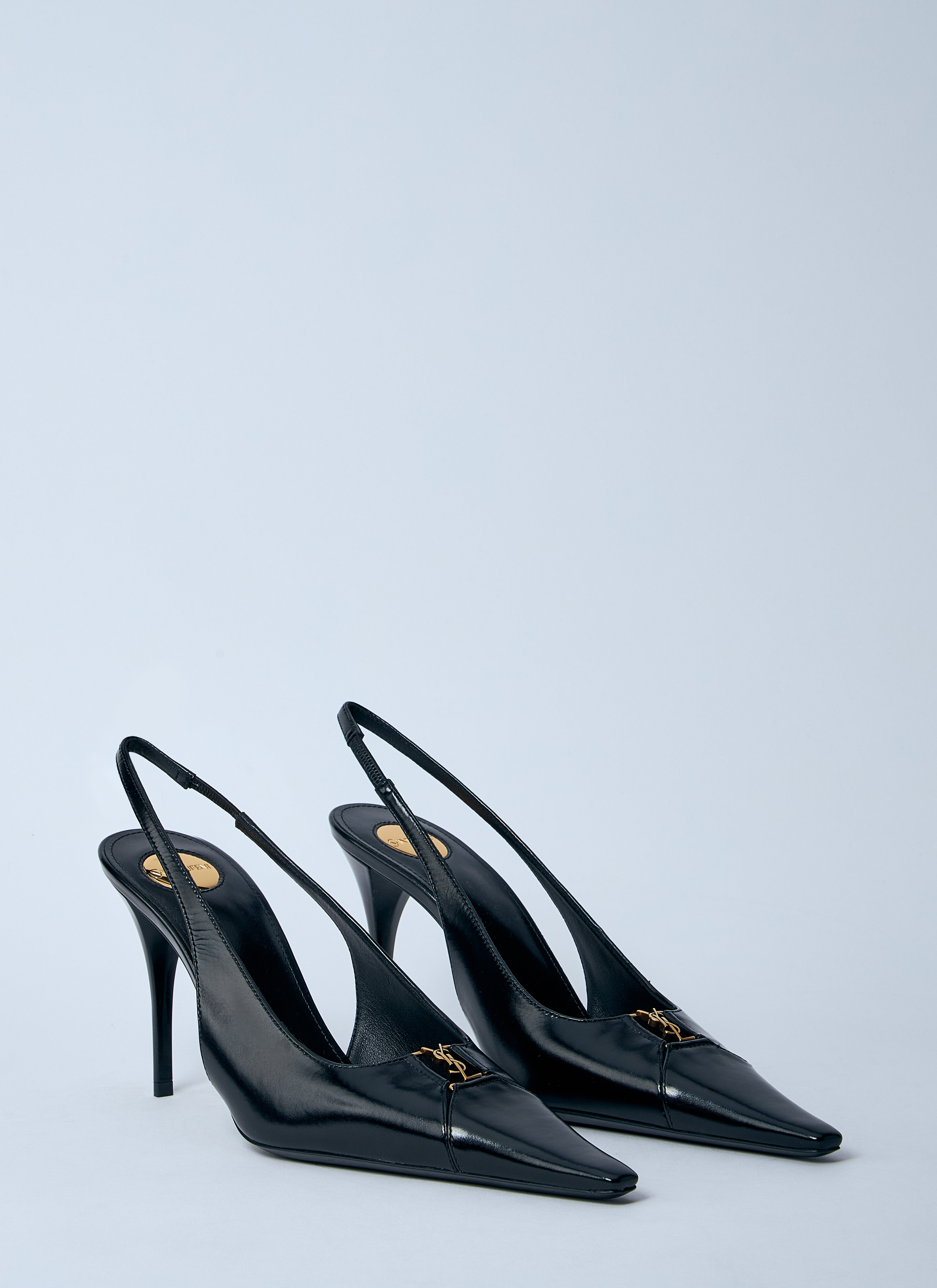 Saint Laurent Women Babylone Heeled Mules - 2