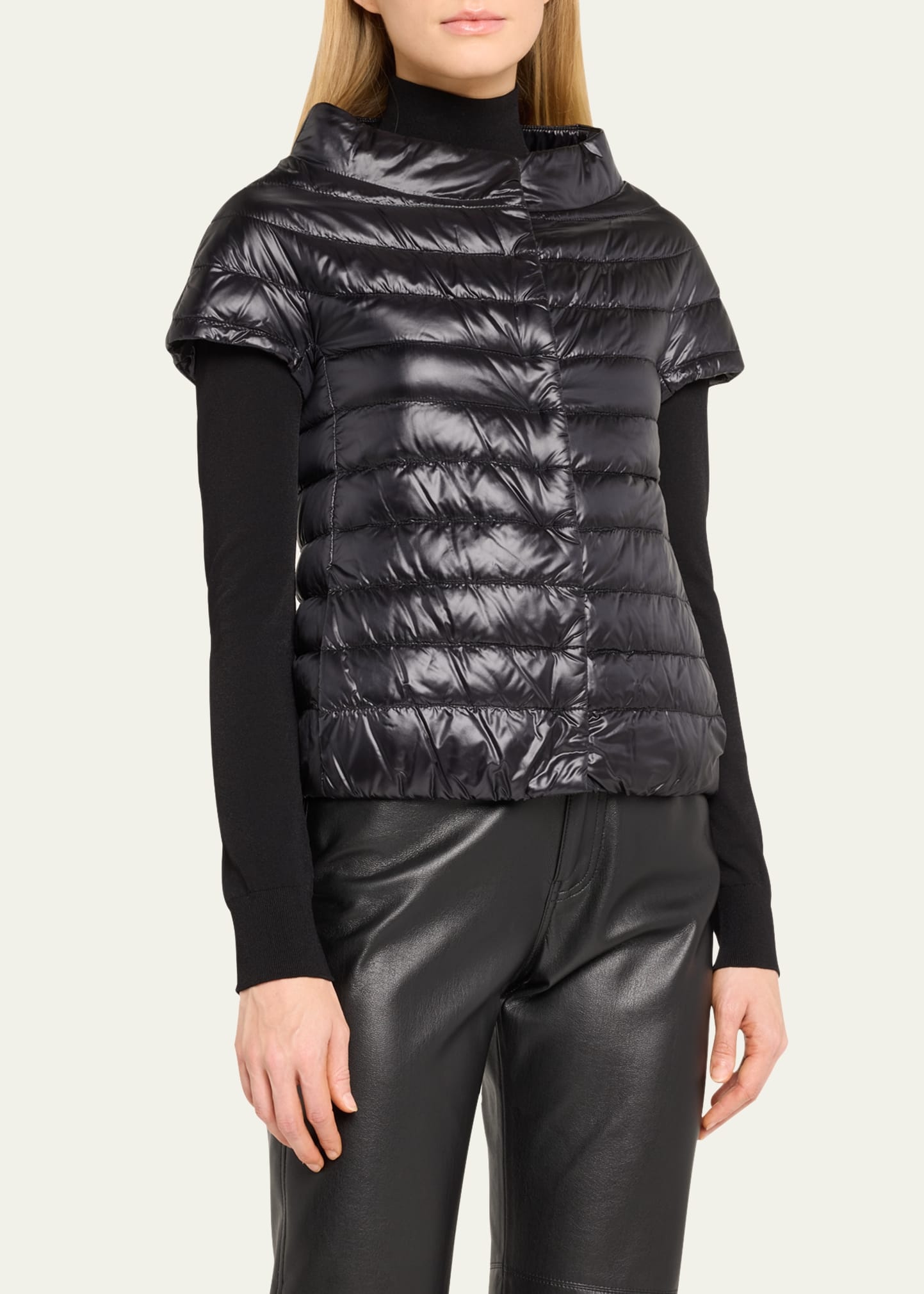 Emilia Ultra-Light Down Cape - 4