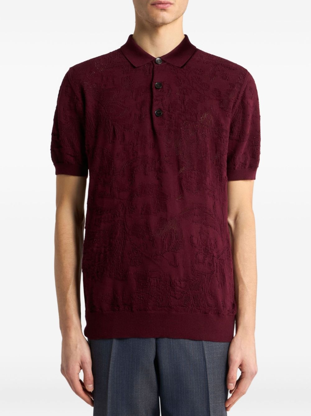cotton polo shirt - 2