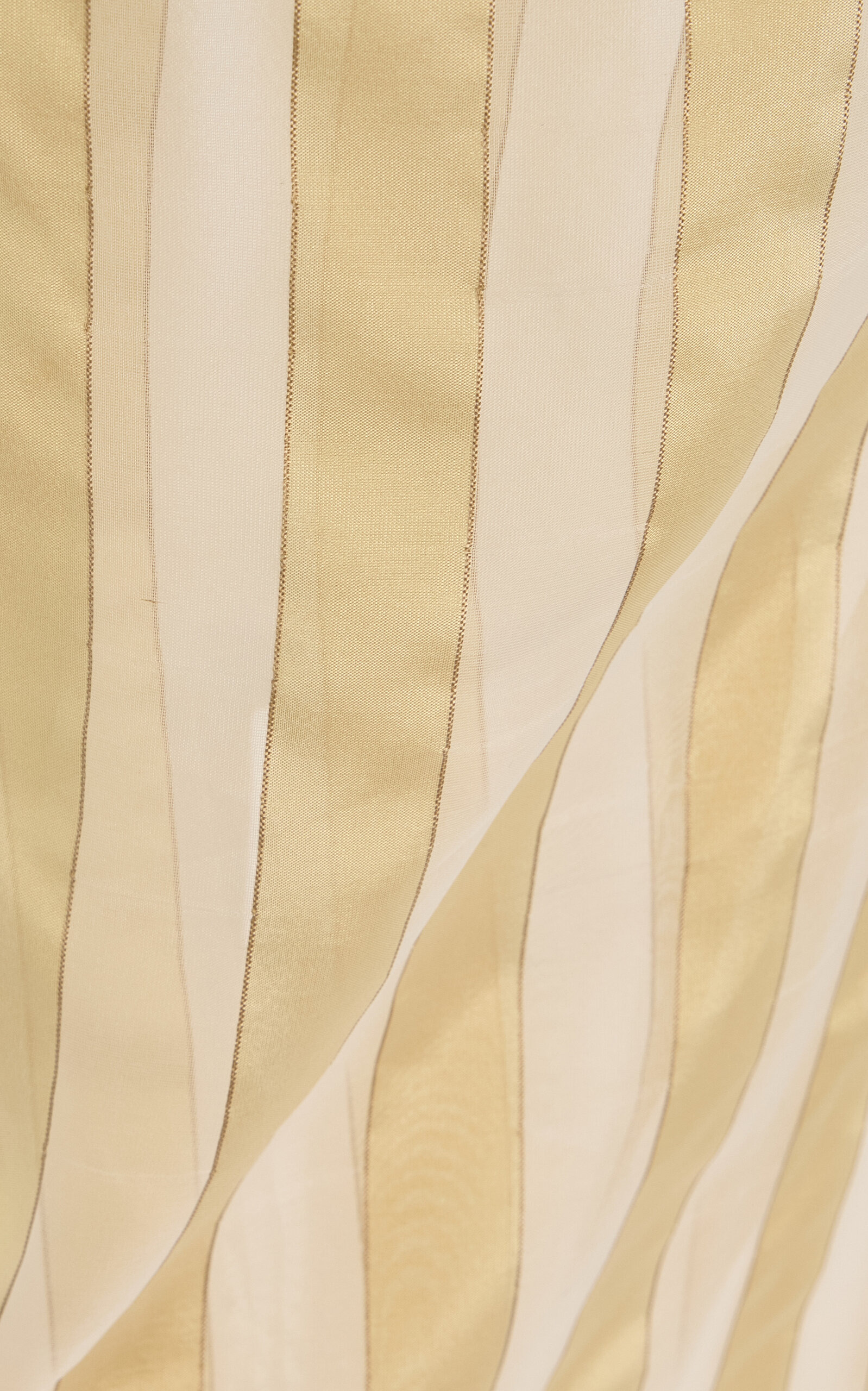 Pilaria Striped Silk Midi Dress ivory - 5
