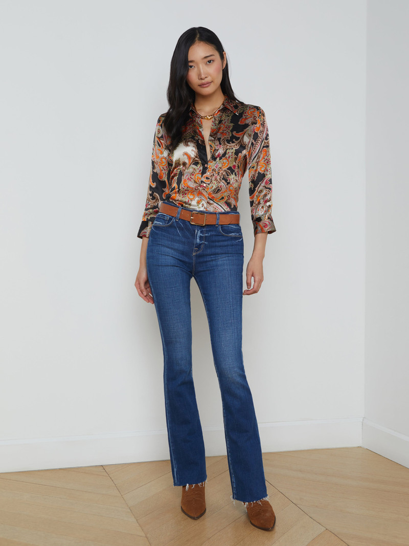 L'AGENCE Ruth Straight-Leg Jean outlook