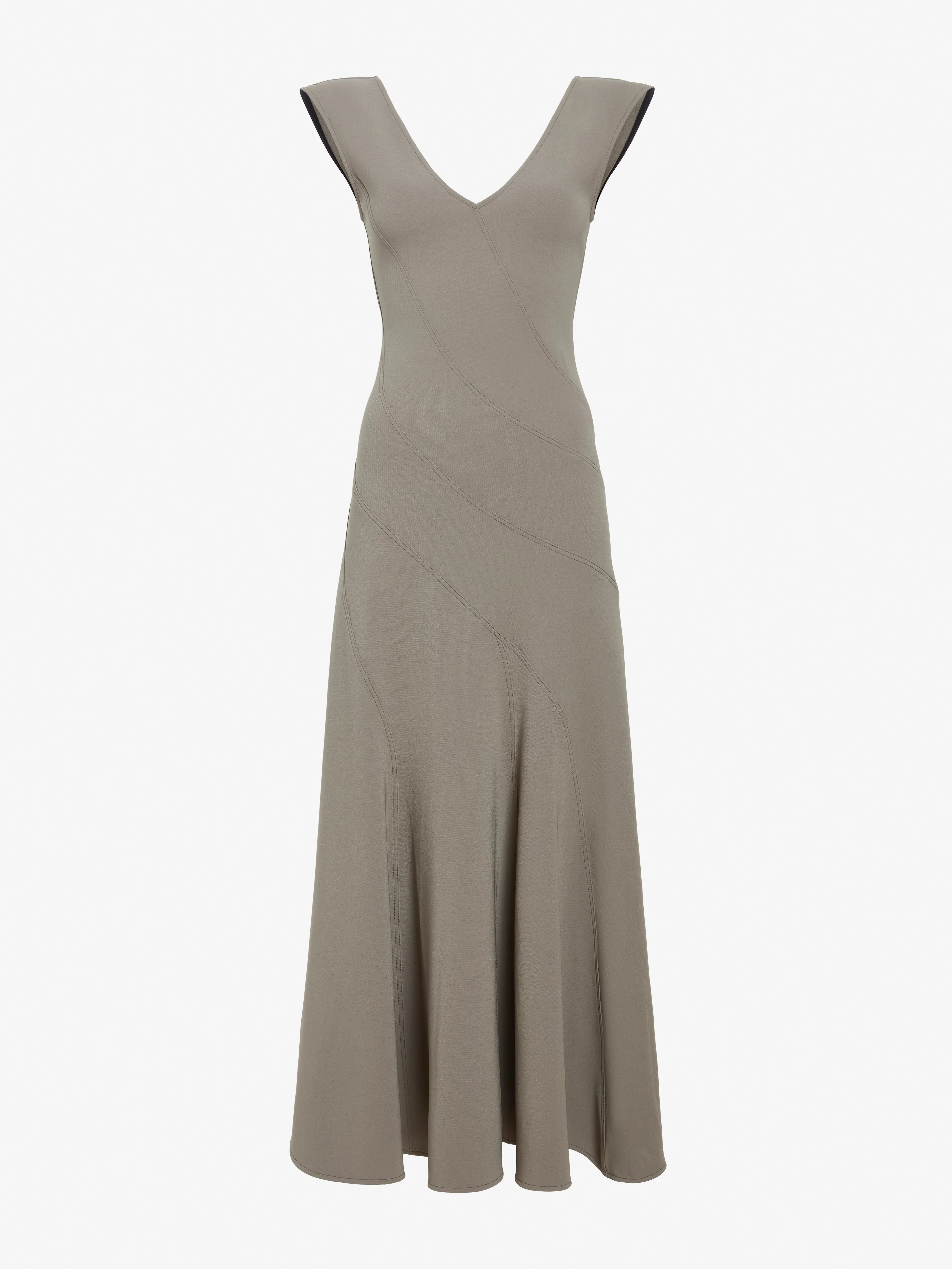 Romana Dress in Matte Double Crepe - 1