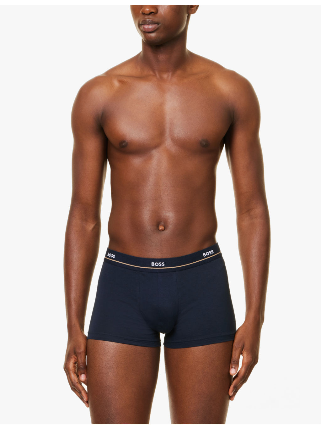 Branded waistband stretch-cotton boxer trunks - 2