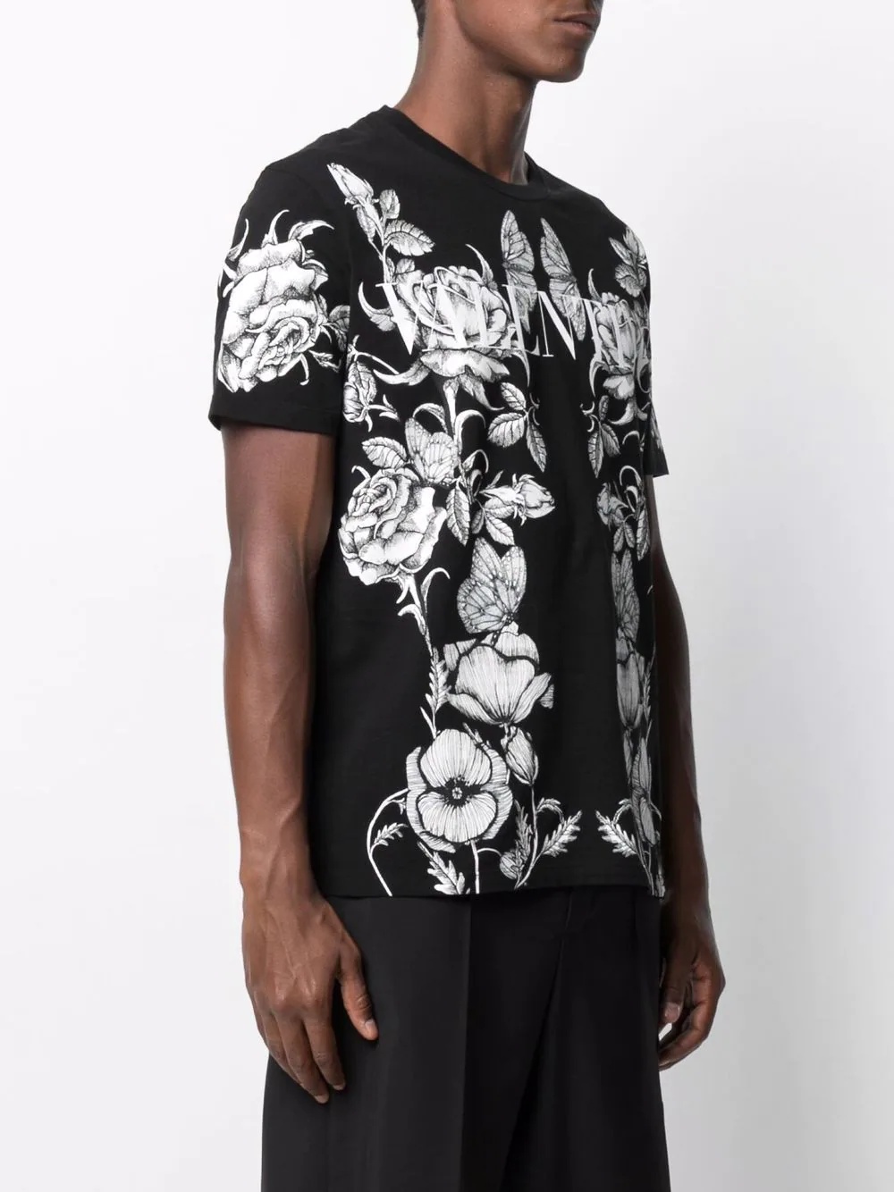 Dark Blooming-print short-sleeve T-shirt - 3