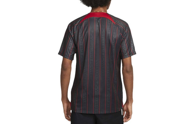 Nike LeBron x Liverpool F.C. Dri-FIT Stadium Soccer Jersey 'Anthracite Gym Red' FD0627-061 - 2