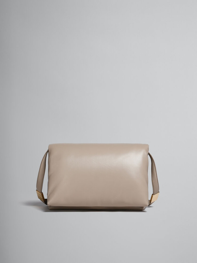 LARGE BEIGE CALFSKIN PRISMA BAG - 1