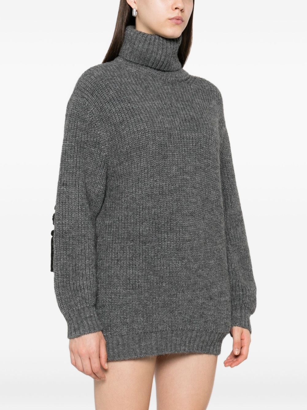 roll-neck tassel-embellished sweater - 3