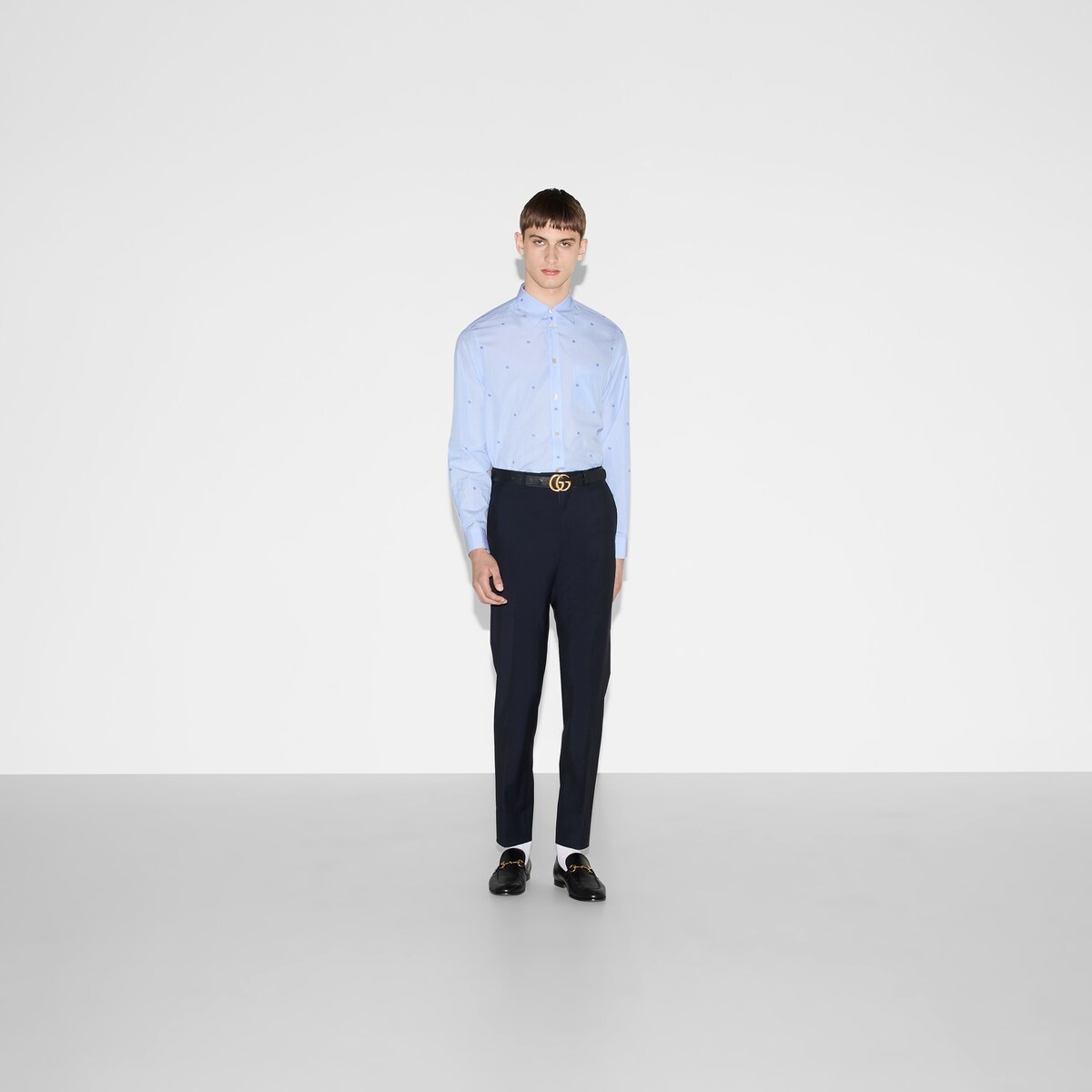 Striped cotton poplin shirt - 2