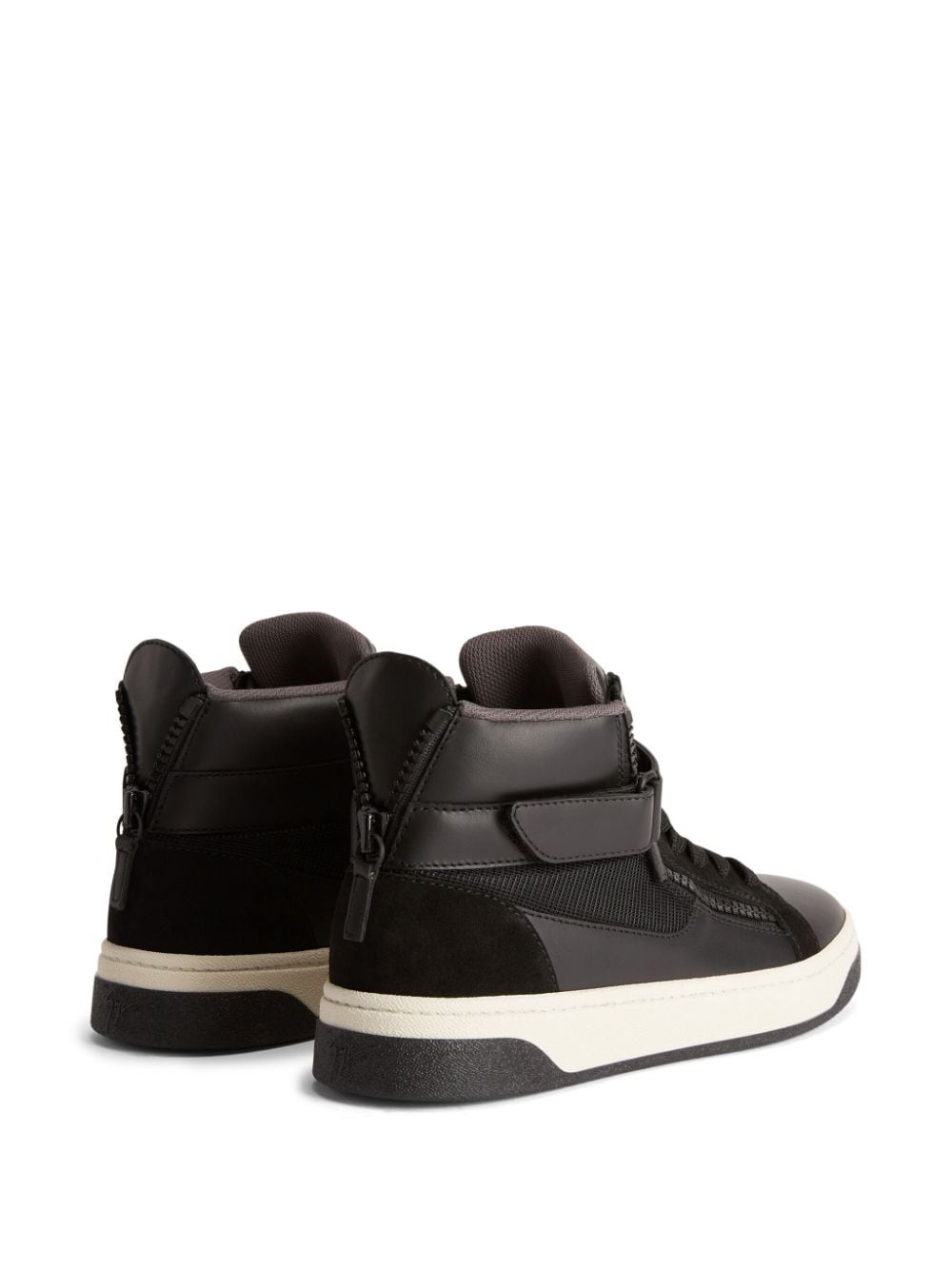 Gz94 panelled leather sneakers - 3