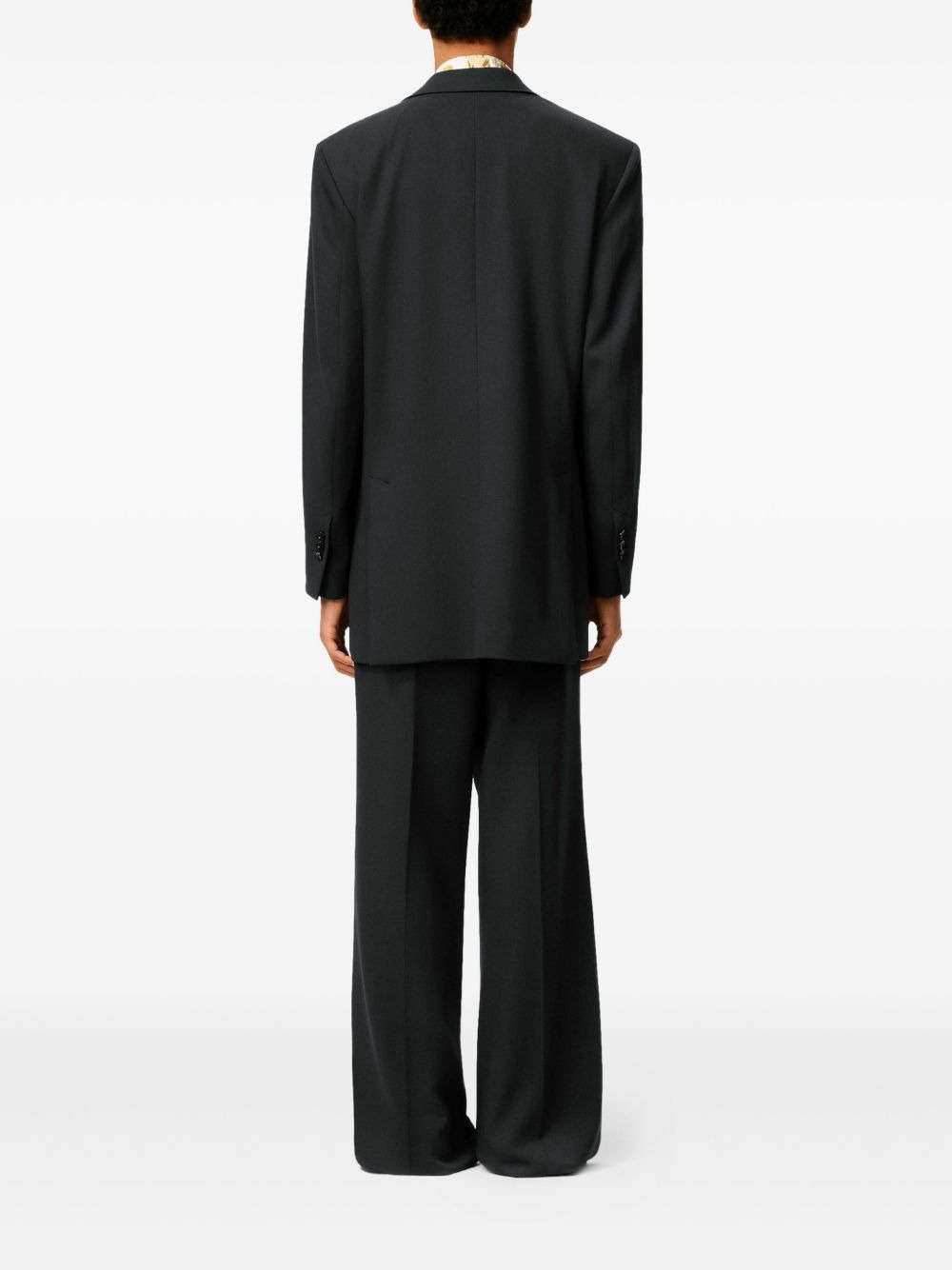 single-breasted wool jacket - 4