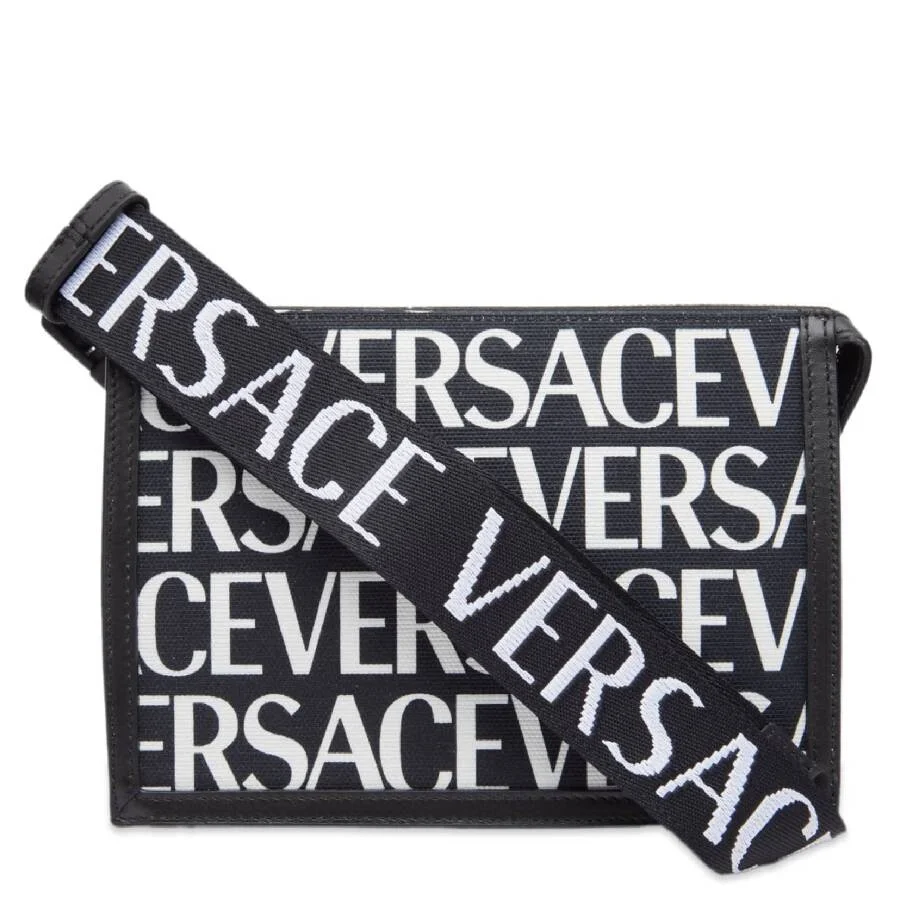 Versace Allover Logo Compact Belt Bag - 1