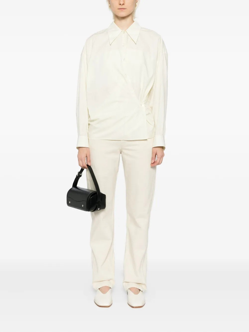 COTTON DENIM TROUSERS - 2