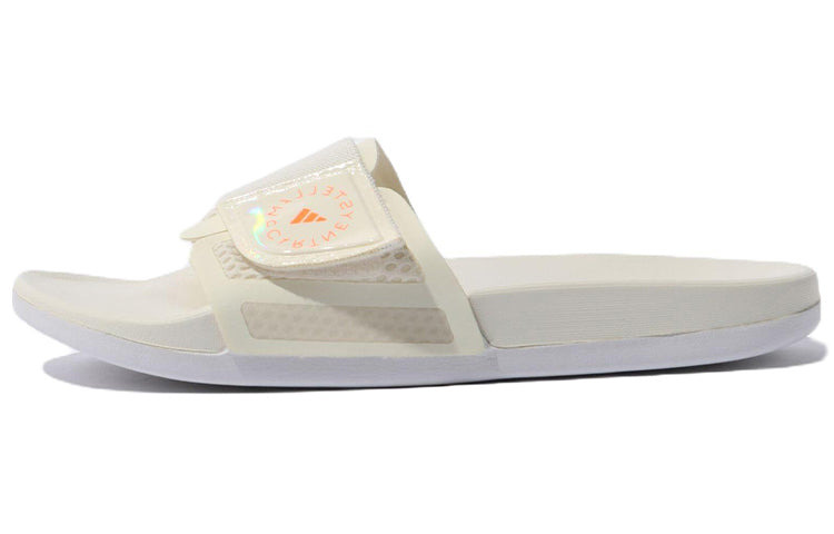 (WMNS) adidas Stella McCartney x Slide 'Off White Signal Orange' GX3119 - 2