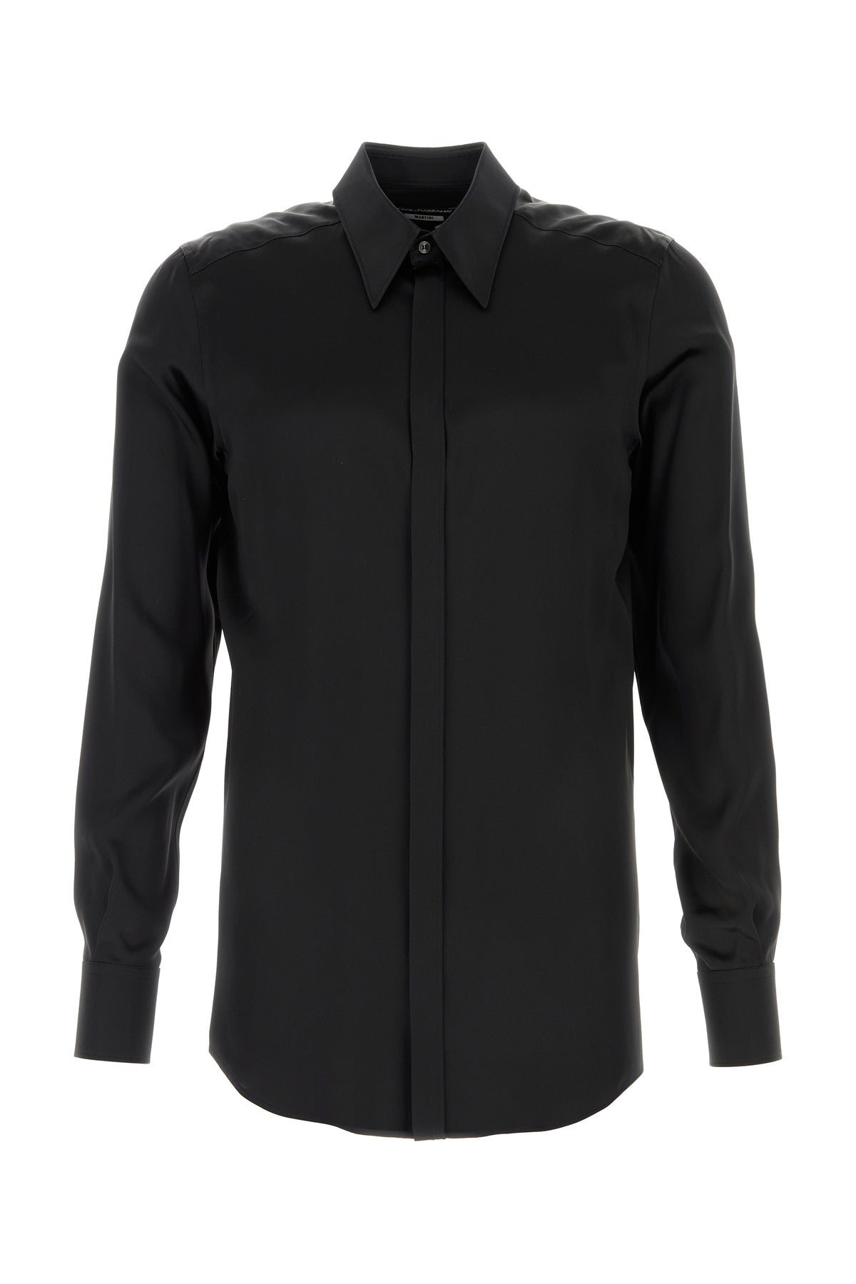 Black satin Martini shirt - 1