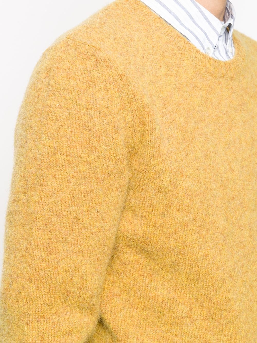 purl-knit crew-neck jumper - 5