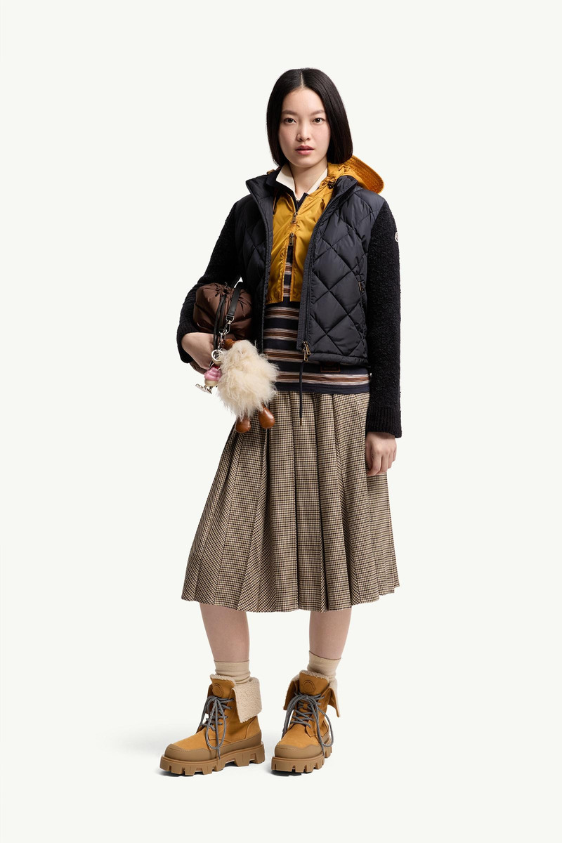 Moncler Cotton Blend Padded Zip-Up Cardigan outlook
