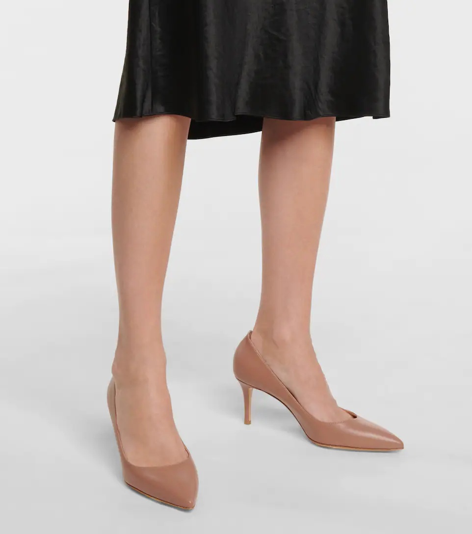 Gianvito 70 leather pumps - 4