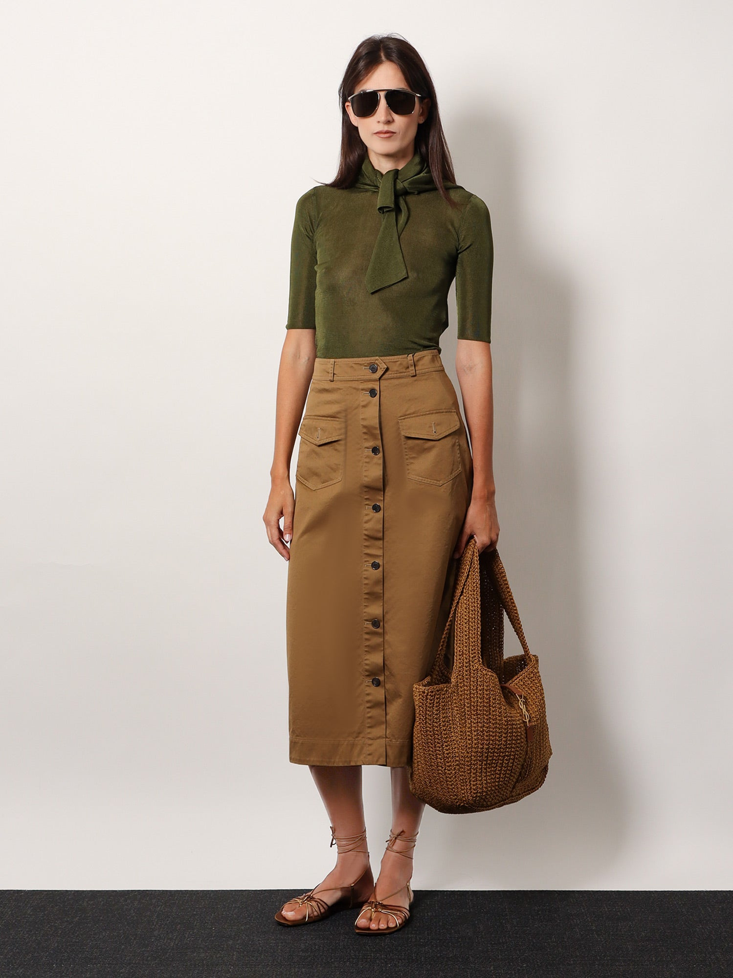 Semi-Sheer Certified Viscose Knitted Top - 2