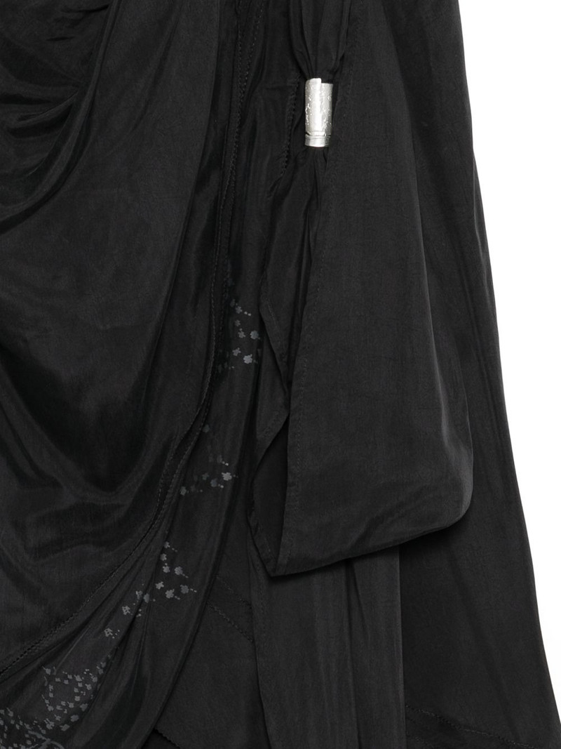 draped midi skirt 3