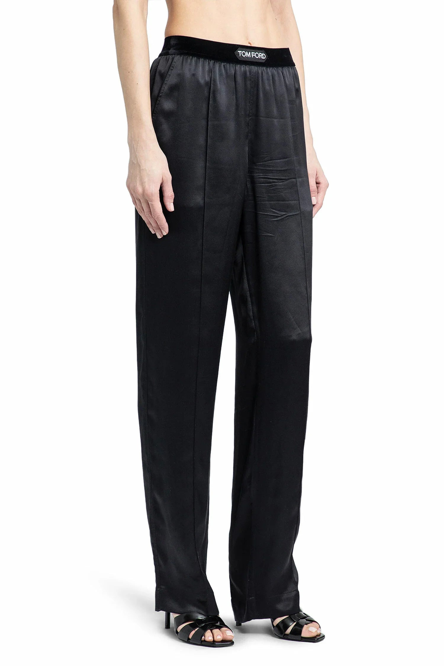 TOM FORD WOMAN BLACK TROUSERS - 2