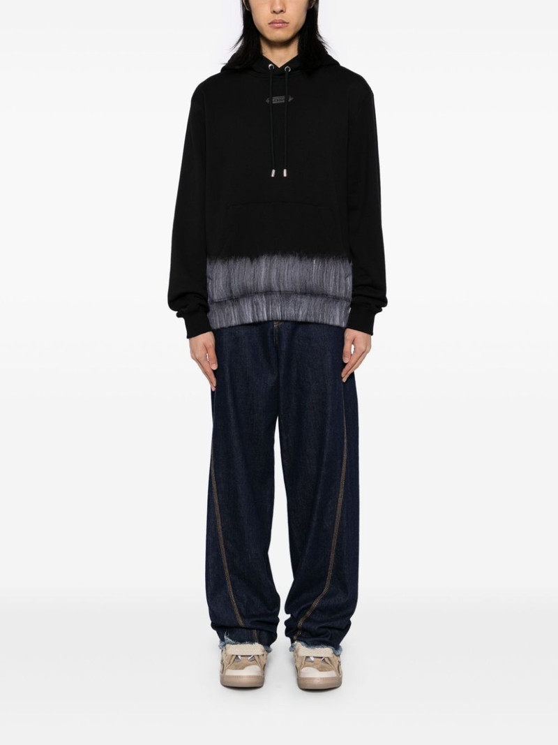 Lanvin logo-patch hoodie outlook