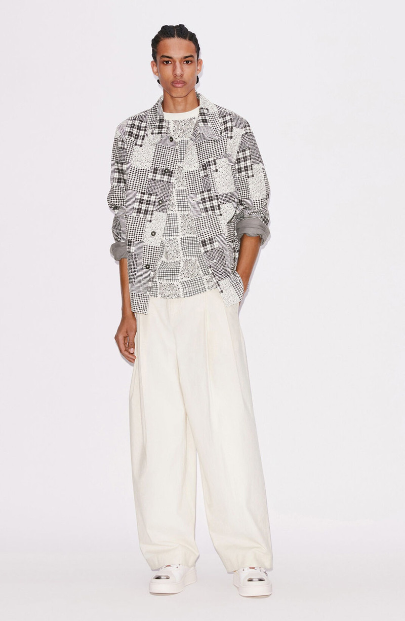 'Patchwork' workwear jacket 3