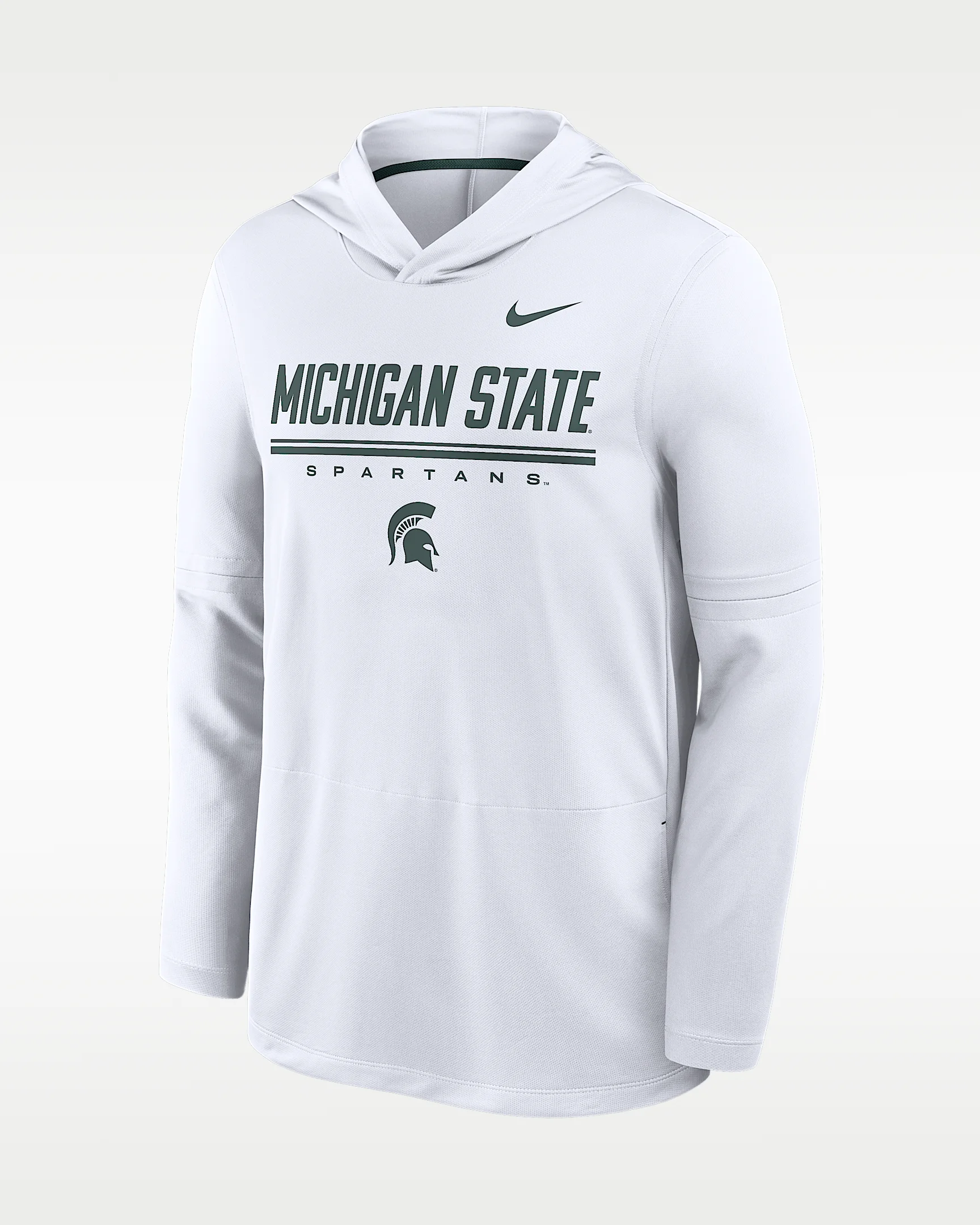 Michigan State Sideline Men's Nike Dri-FIT College Long-Sleeve Hooded Top - 1
