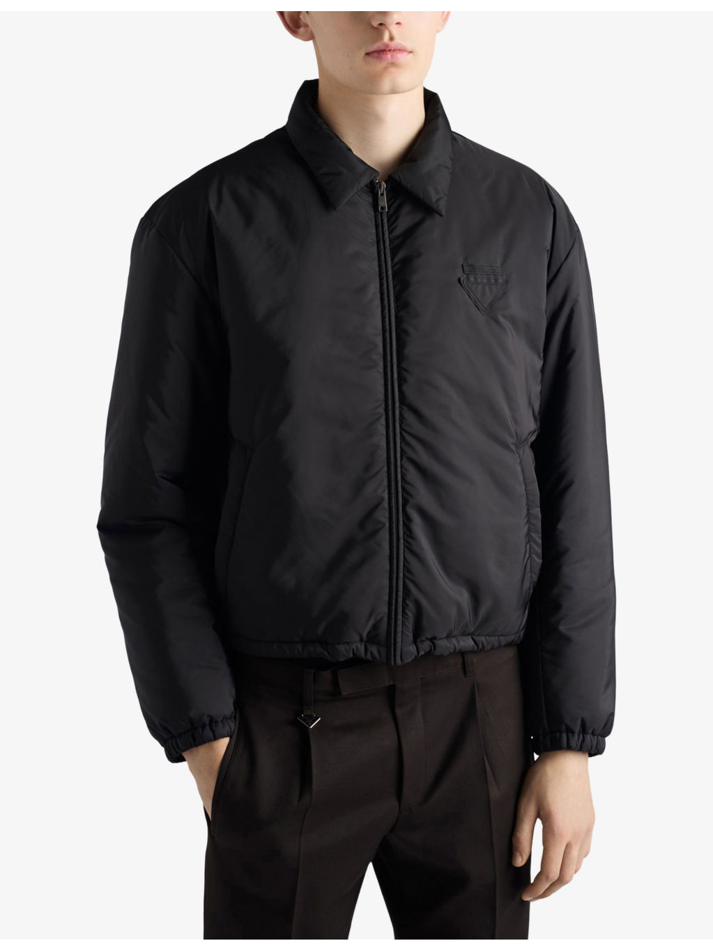 Re-Nylon Triangle-Logo Woven Jacket - 3