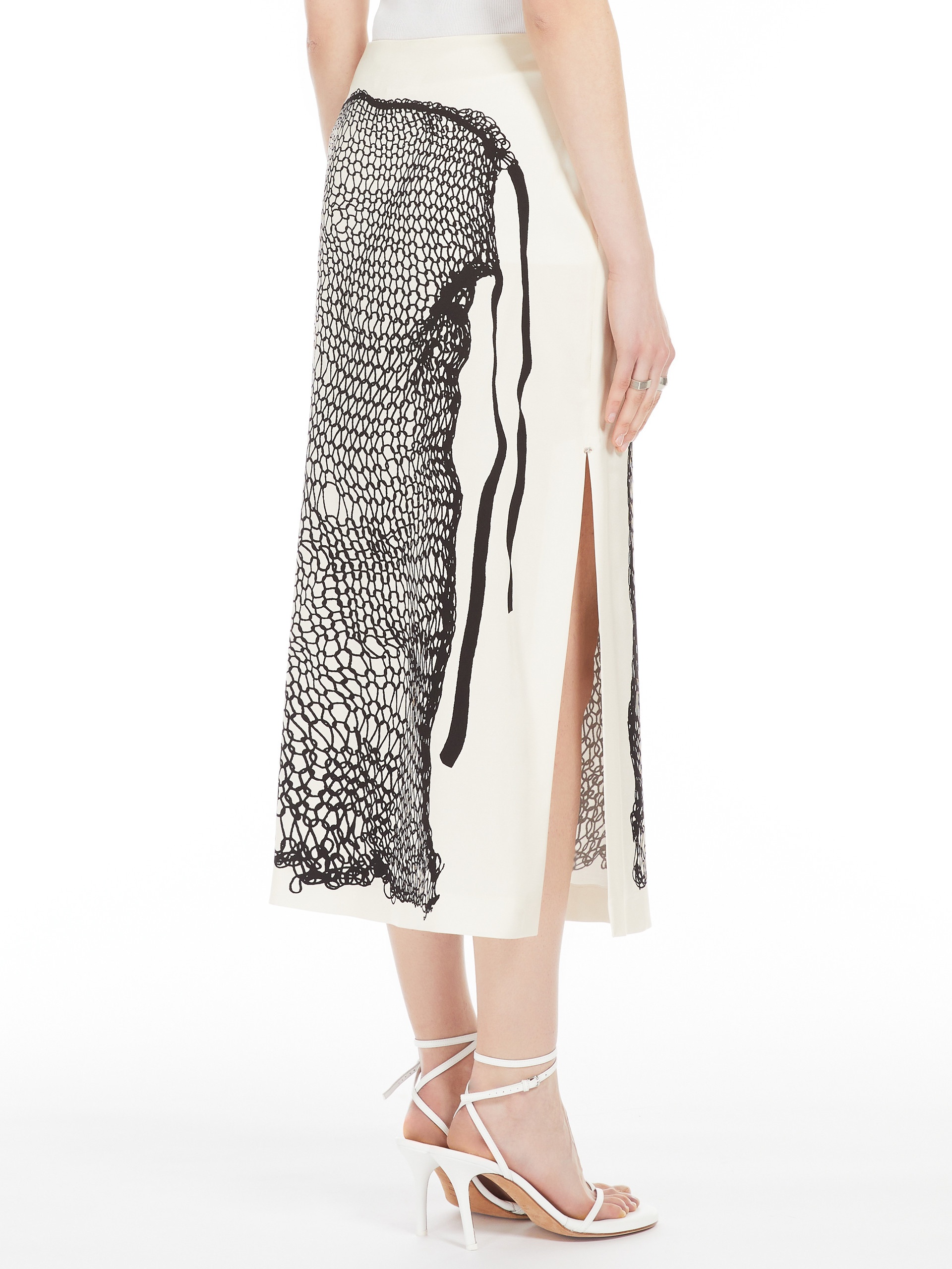 ALA Lightweight satin skirt - 4