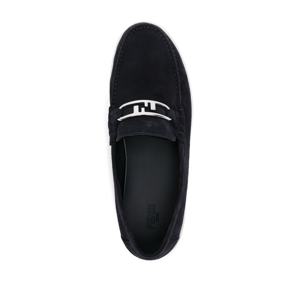 Fendi Blue Loafers Men - 3