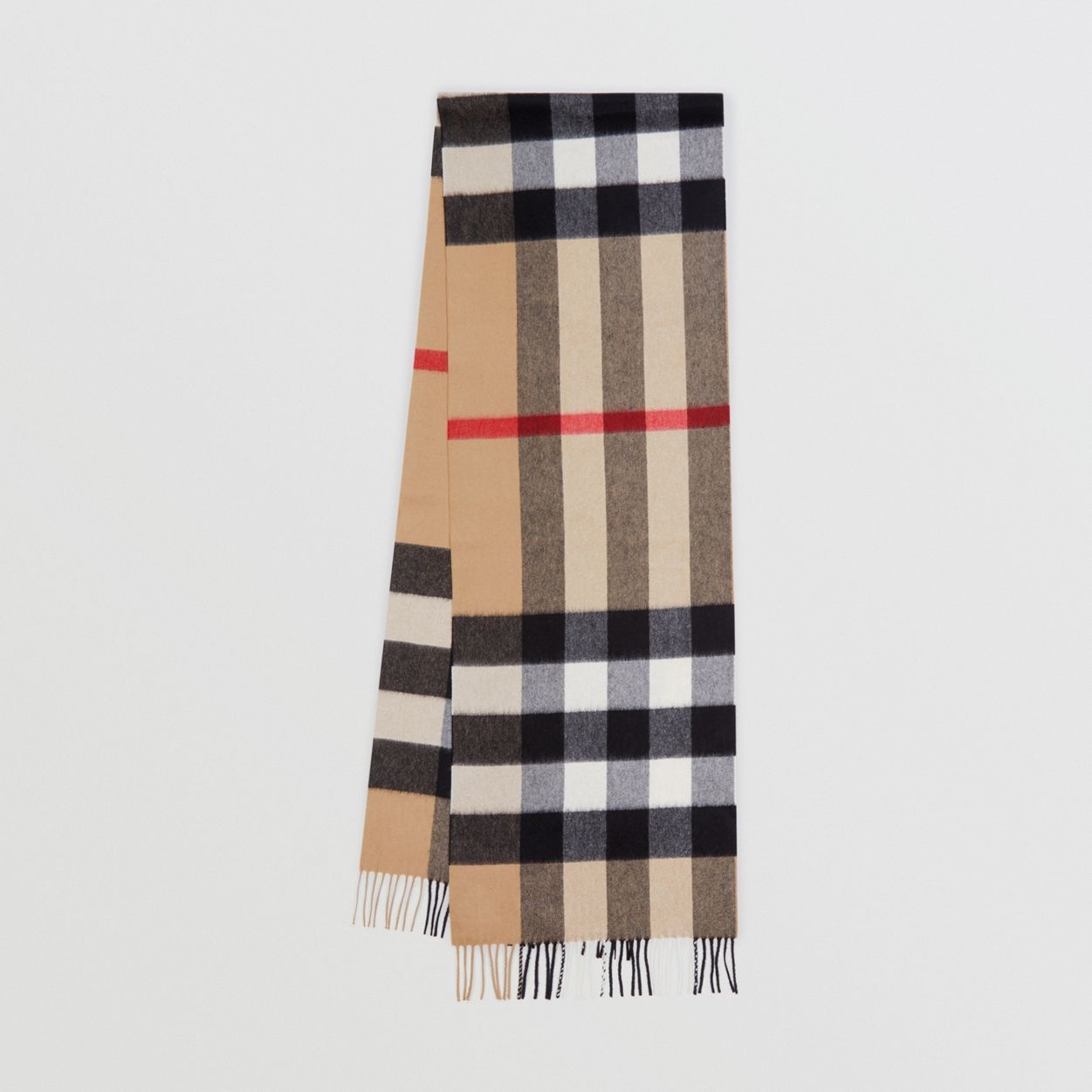 Check Cashmere Scarf - 1