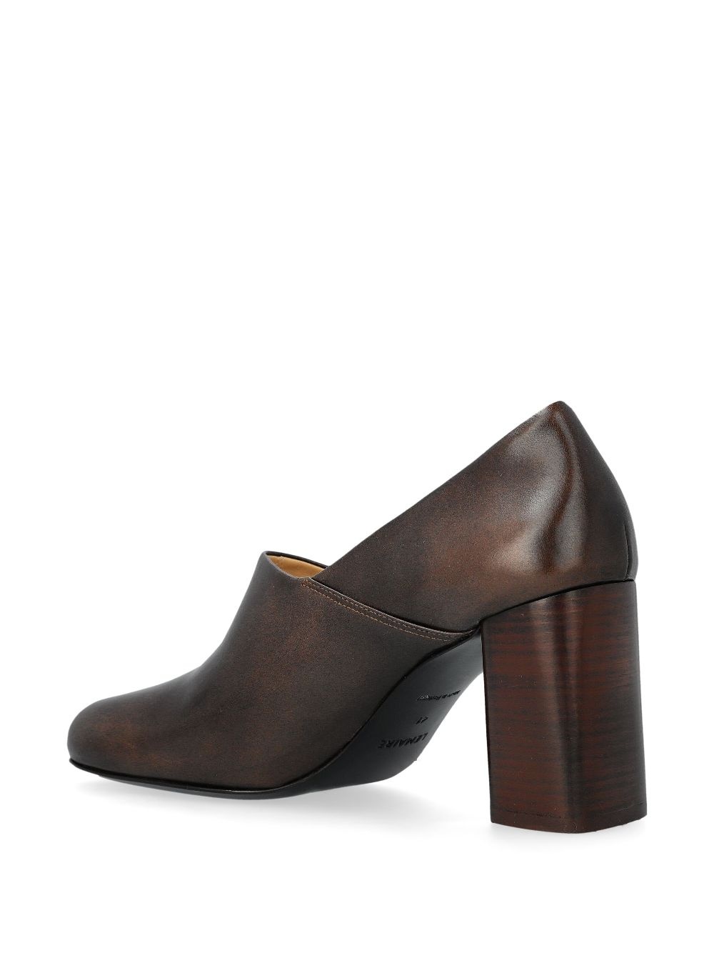 85mm leather pumps - 3