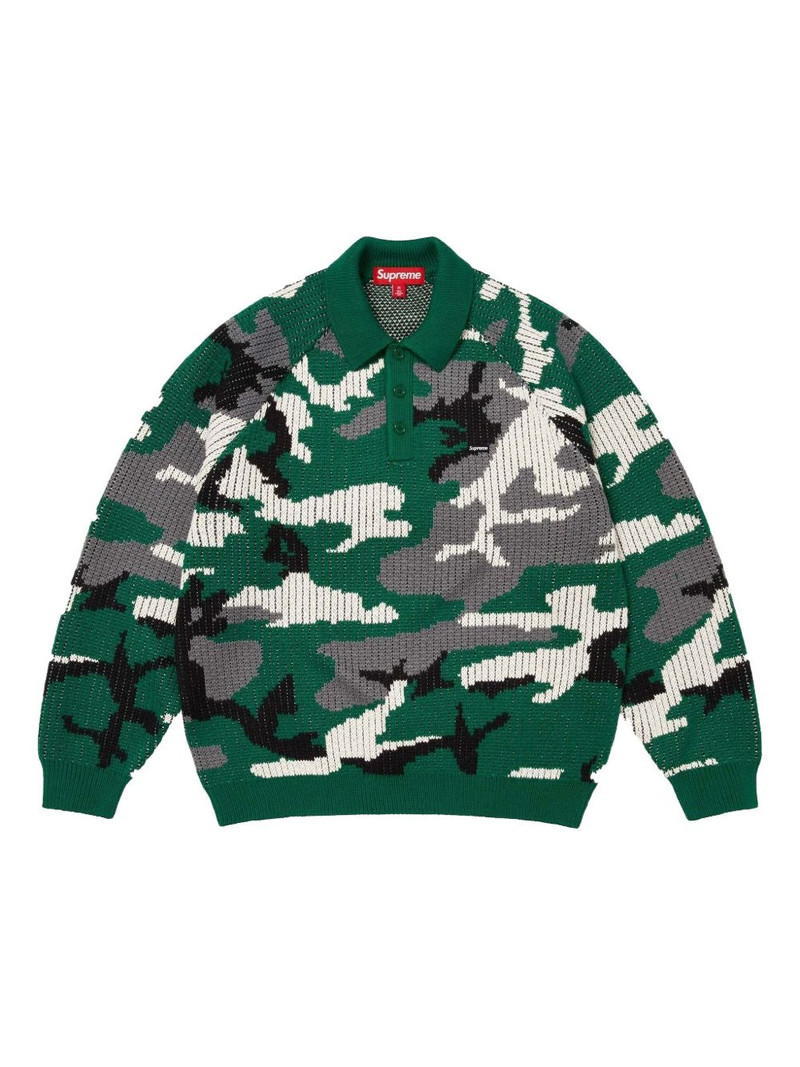 Small Box camouflage polo shirt 1