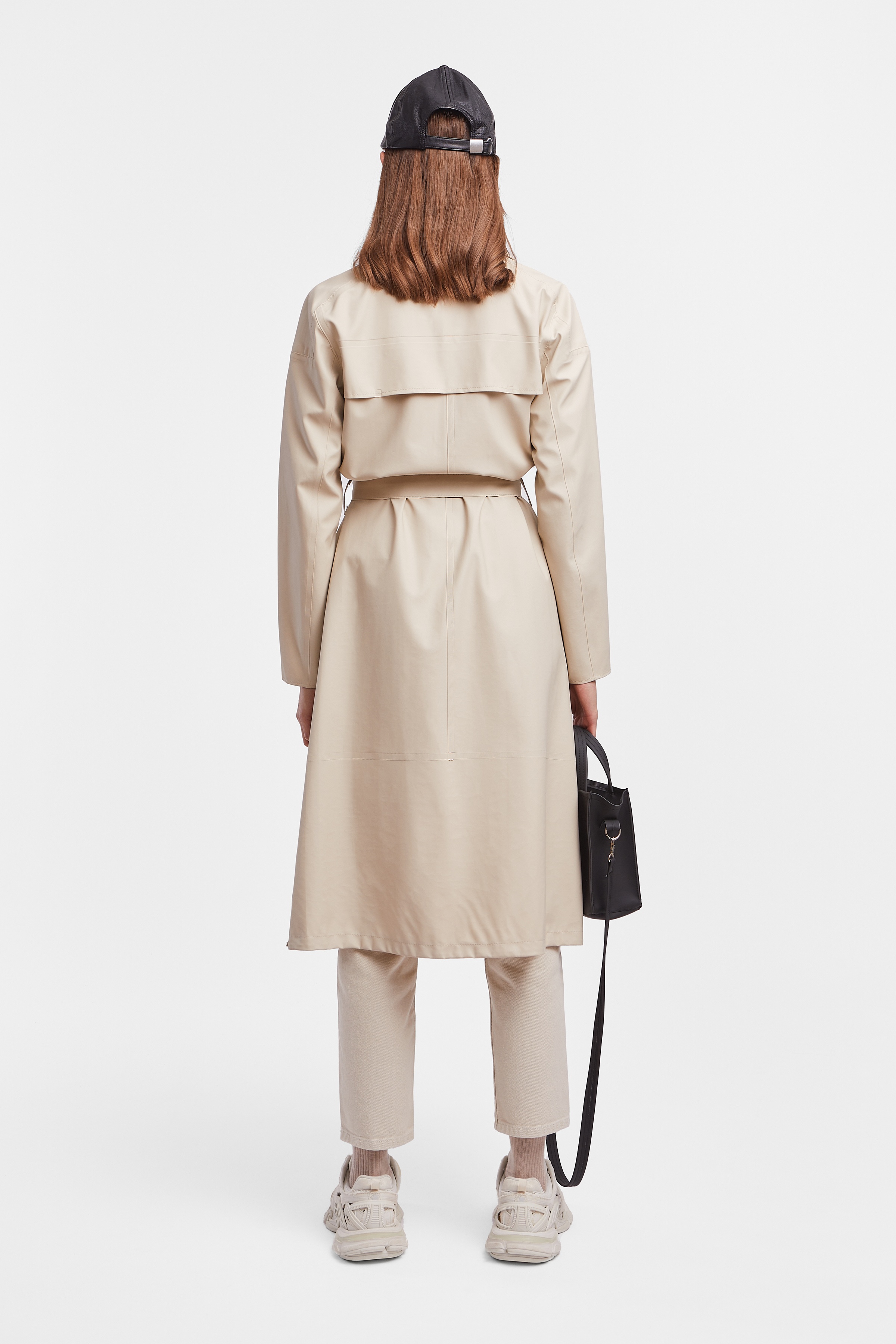 Kista Lightweight Trench Coat Oyster - 4