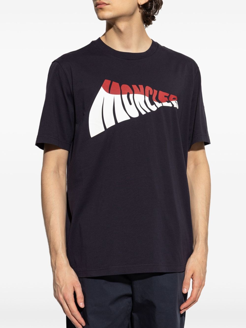 logo-print T-shirt - 3