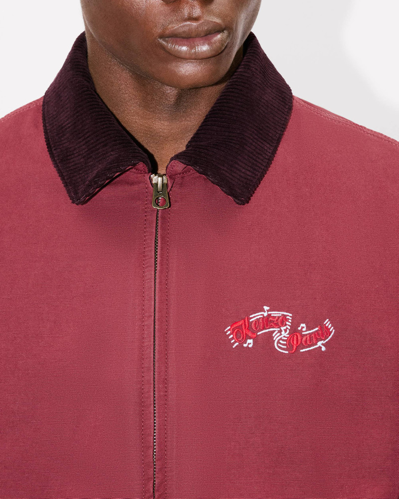 'KENZO Winter Holidays' embroidered utility jacket in cotton 6