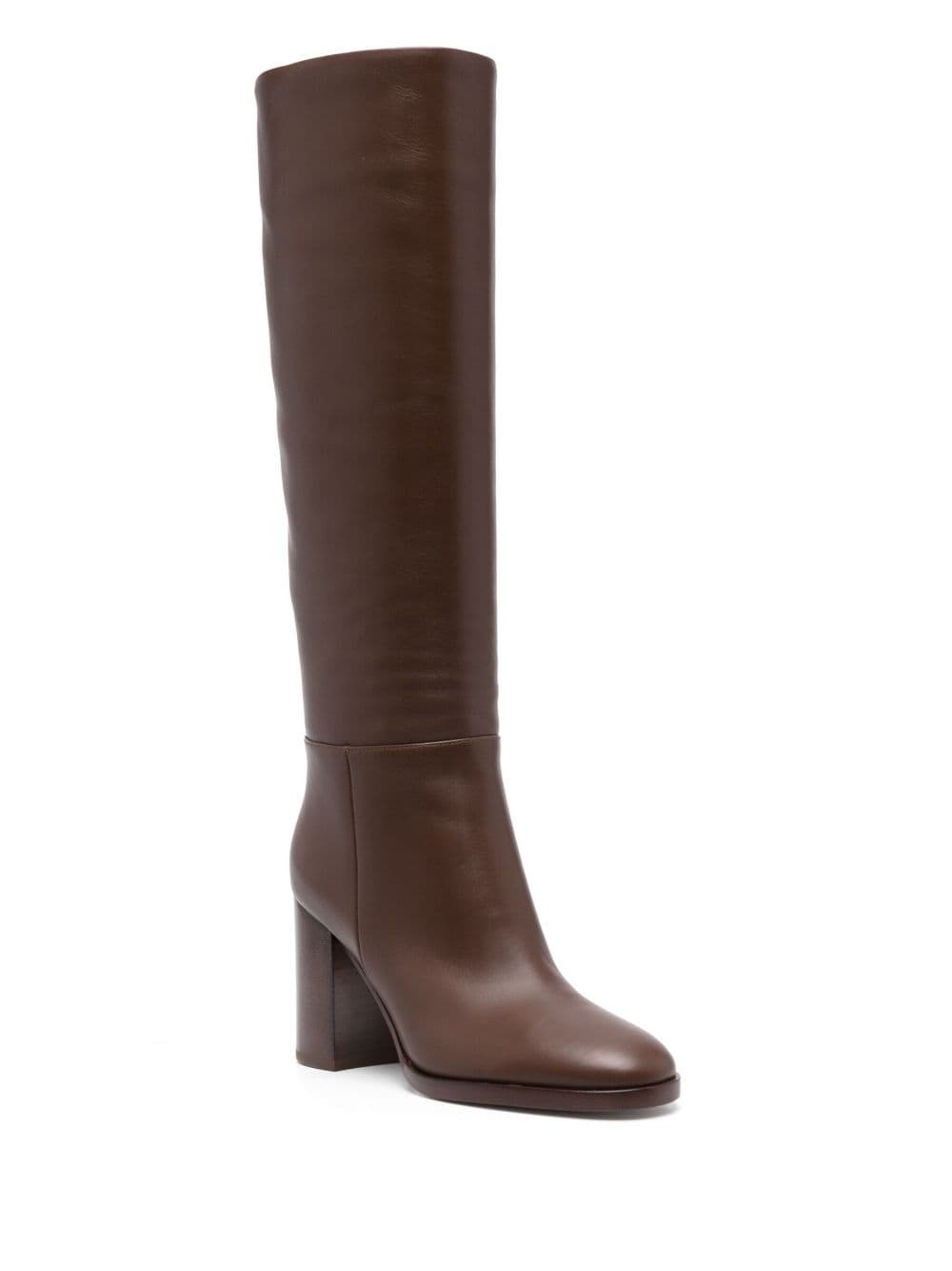 85mm leather boots - 2