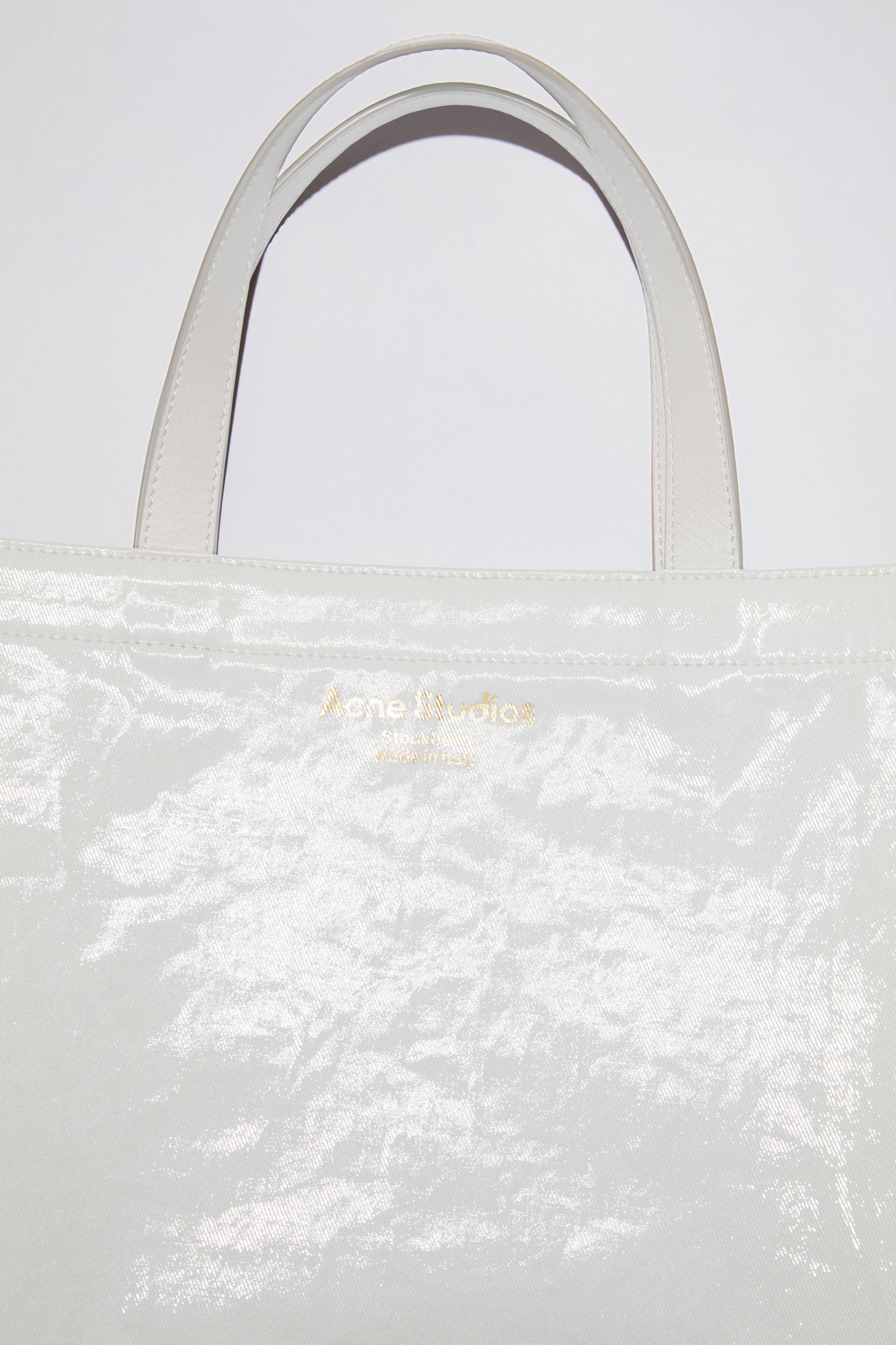 Shiny tote bag - White - 6