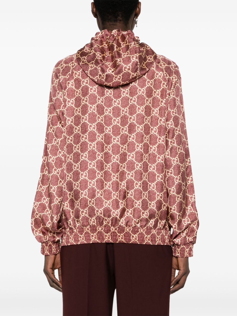GG Supreme printed silk jacket - 4