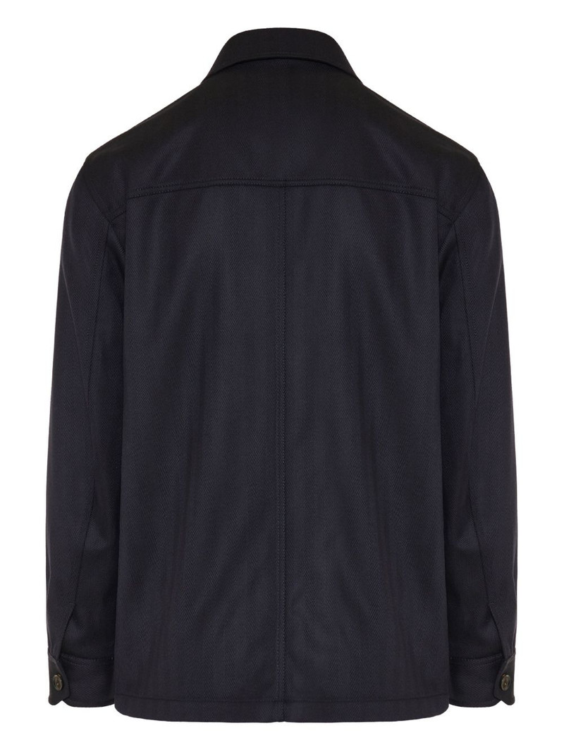 Brioni herringbone pocket jacket outlook