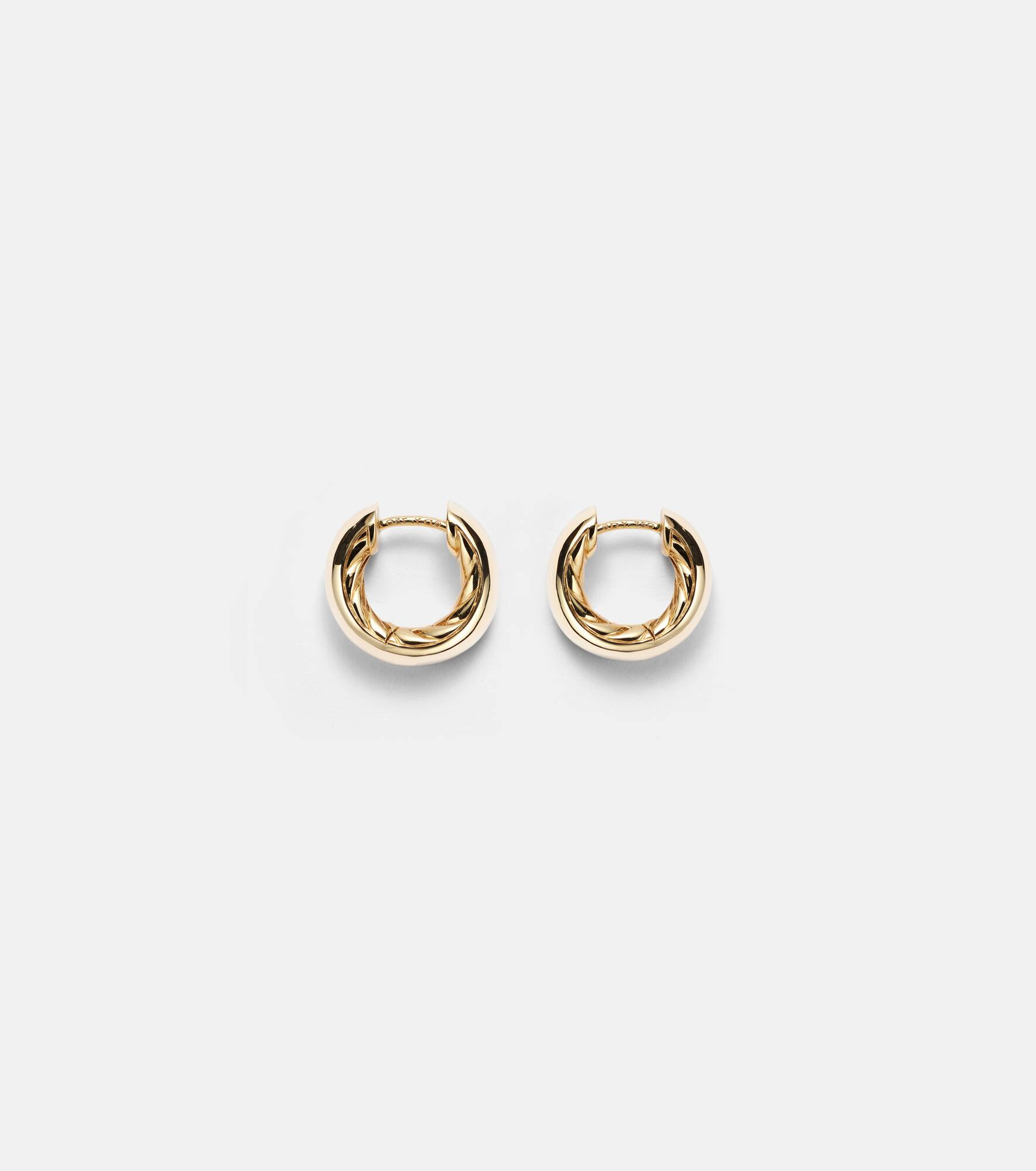 DY Mercer® Micro 18kt gold hoop earrings - 4