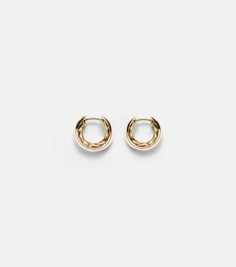 DY Mercer® Micro 18kt gold hoop earrings 4